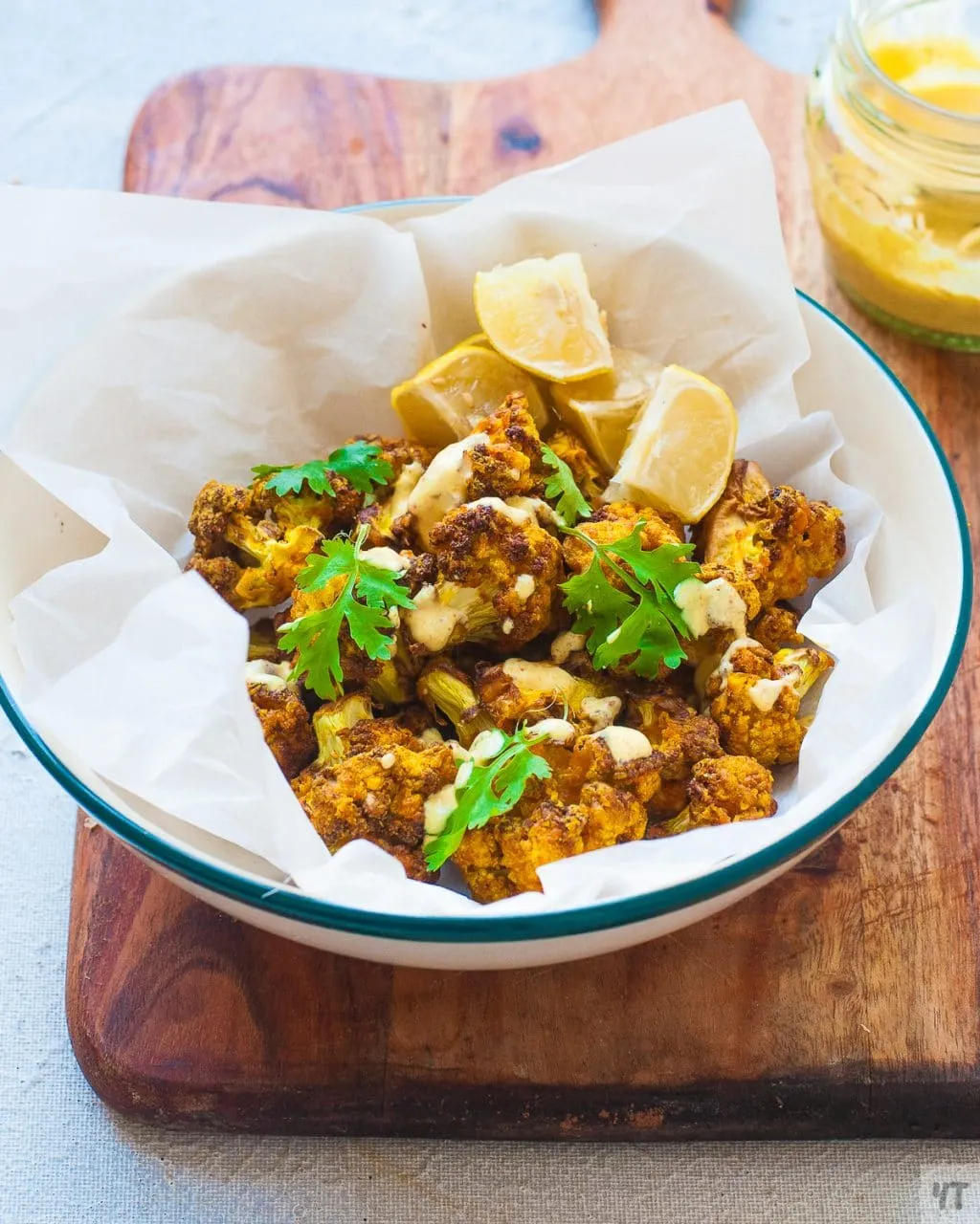 Air Fryer Curry Cauliflower Healthy Low Carb