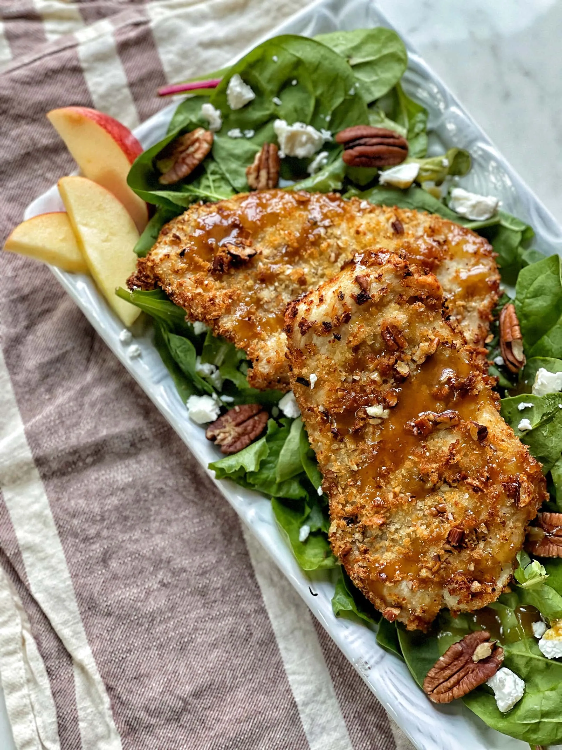 Air Fryer Pecan Crusted Chicken