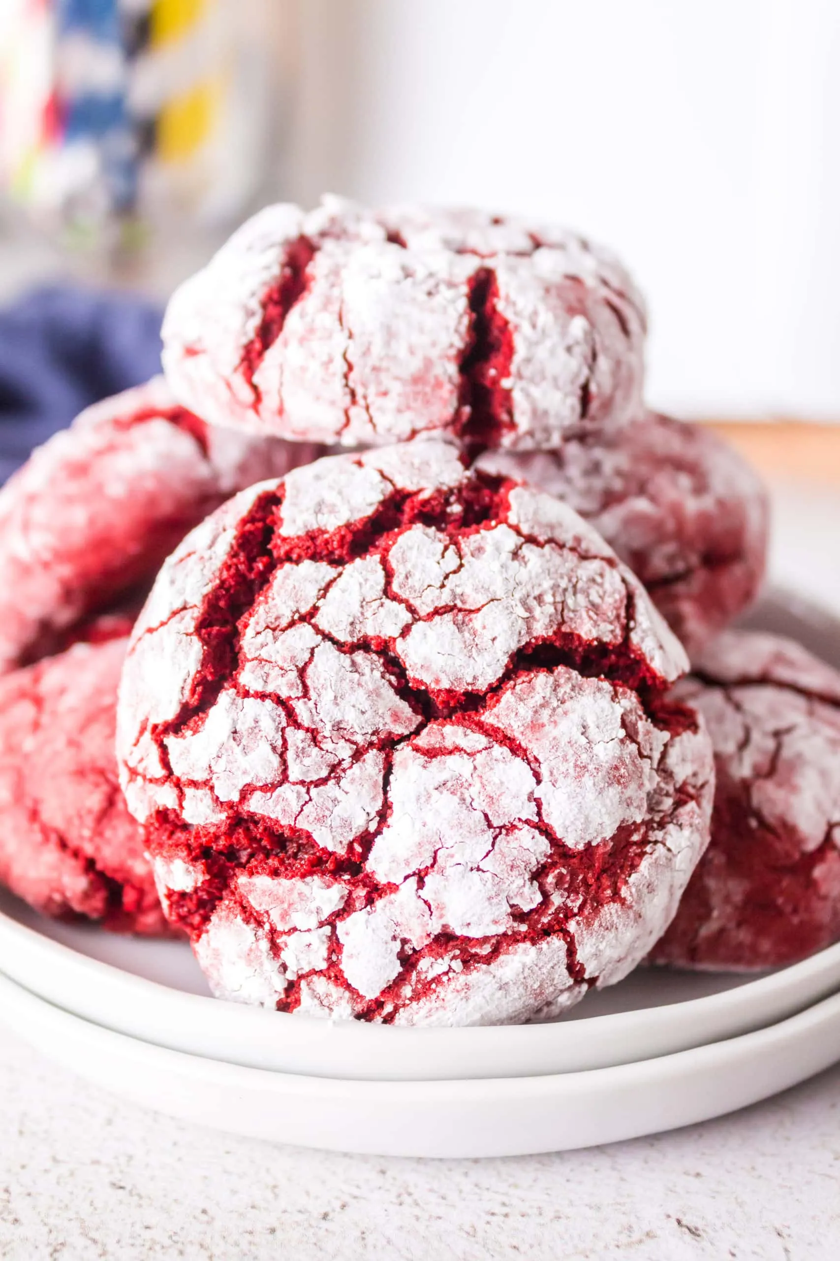 Air Fryer Red Velvet Cake Mix Cookies