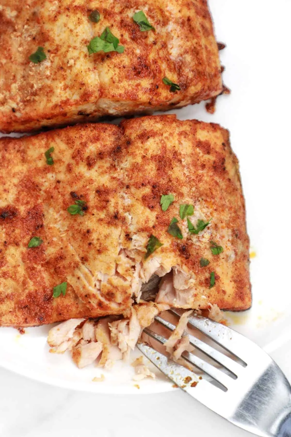 Air Fryer Salmon with Skin