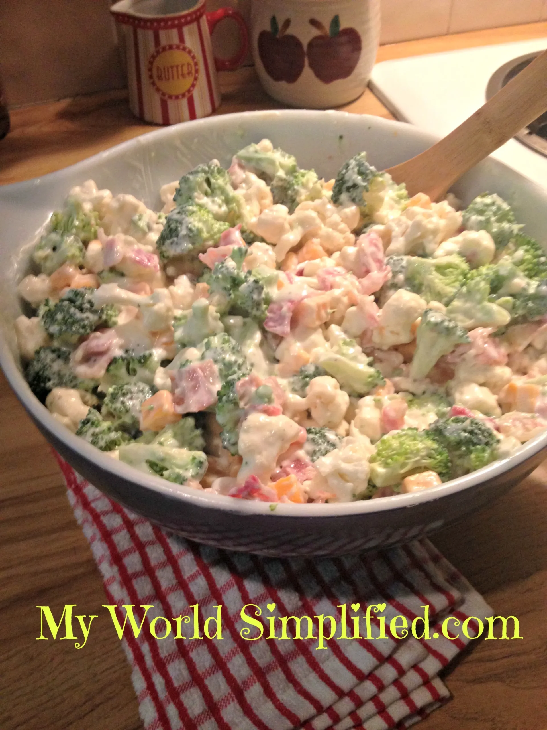 Amish Broccoli and Cauliflower Salad