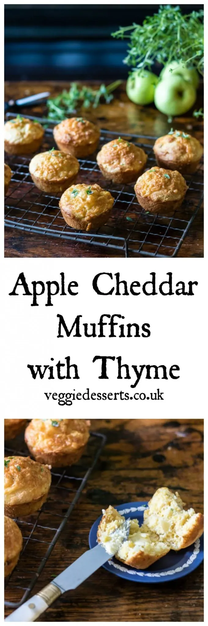 Apple Cheese Muffins with Thyme