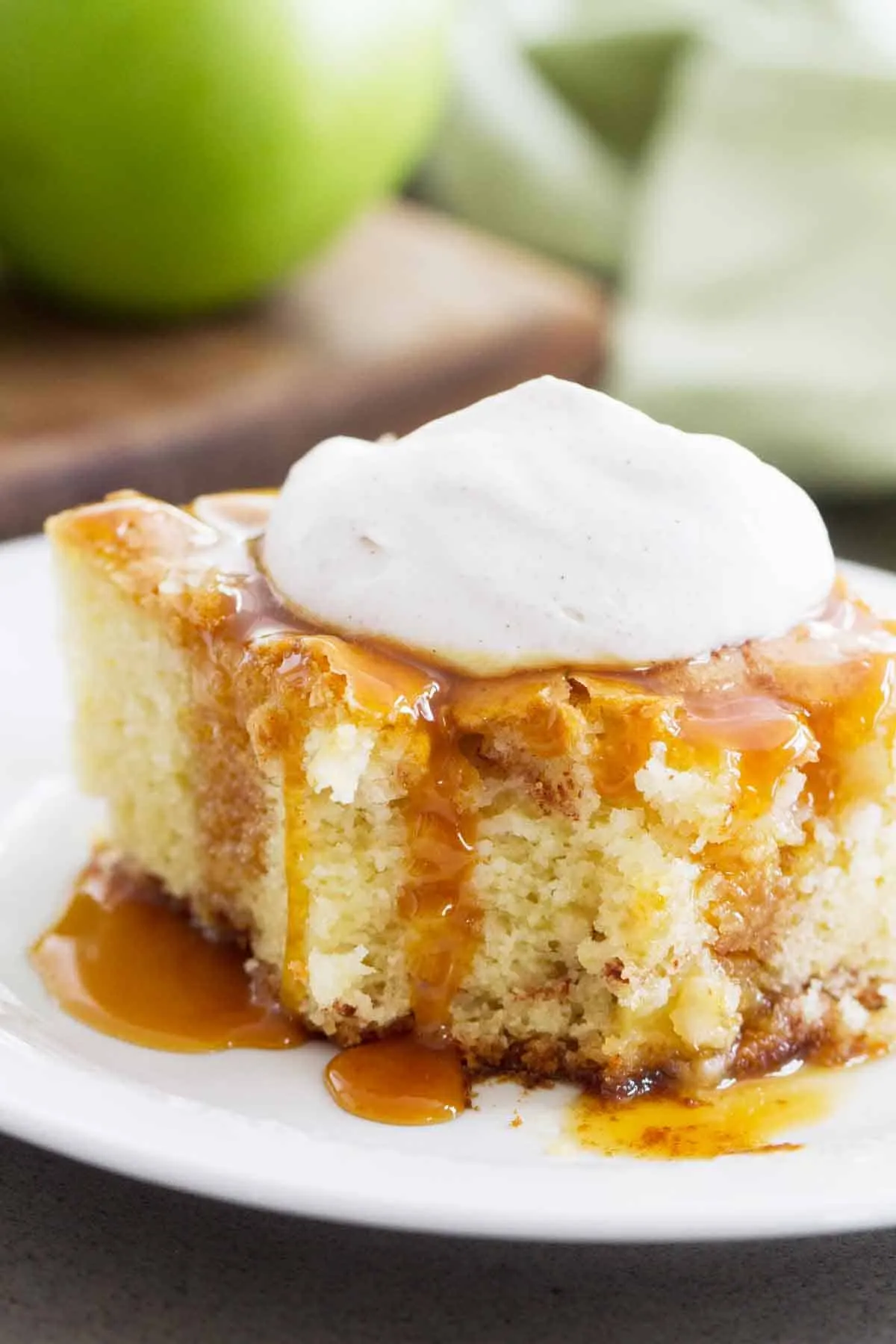 Apple Cinnamon Cake with Cinnamon Whipped Cream