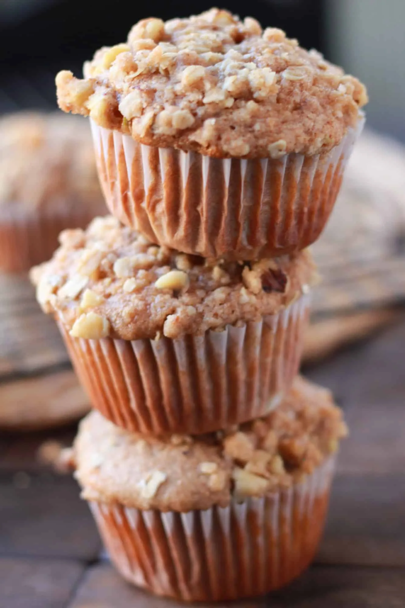 Apple Cinnamon Whole Wheat Muffins