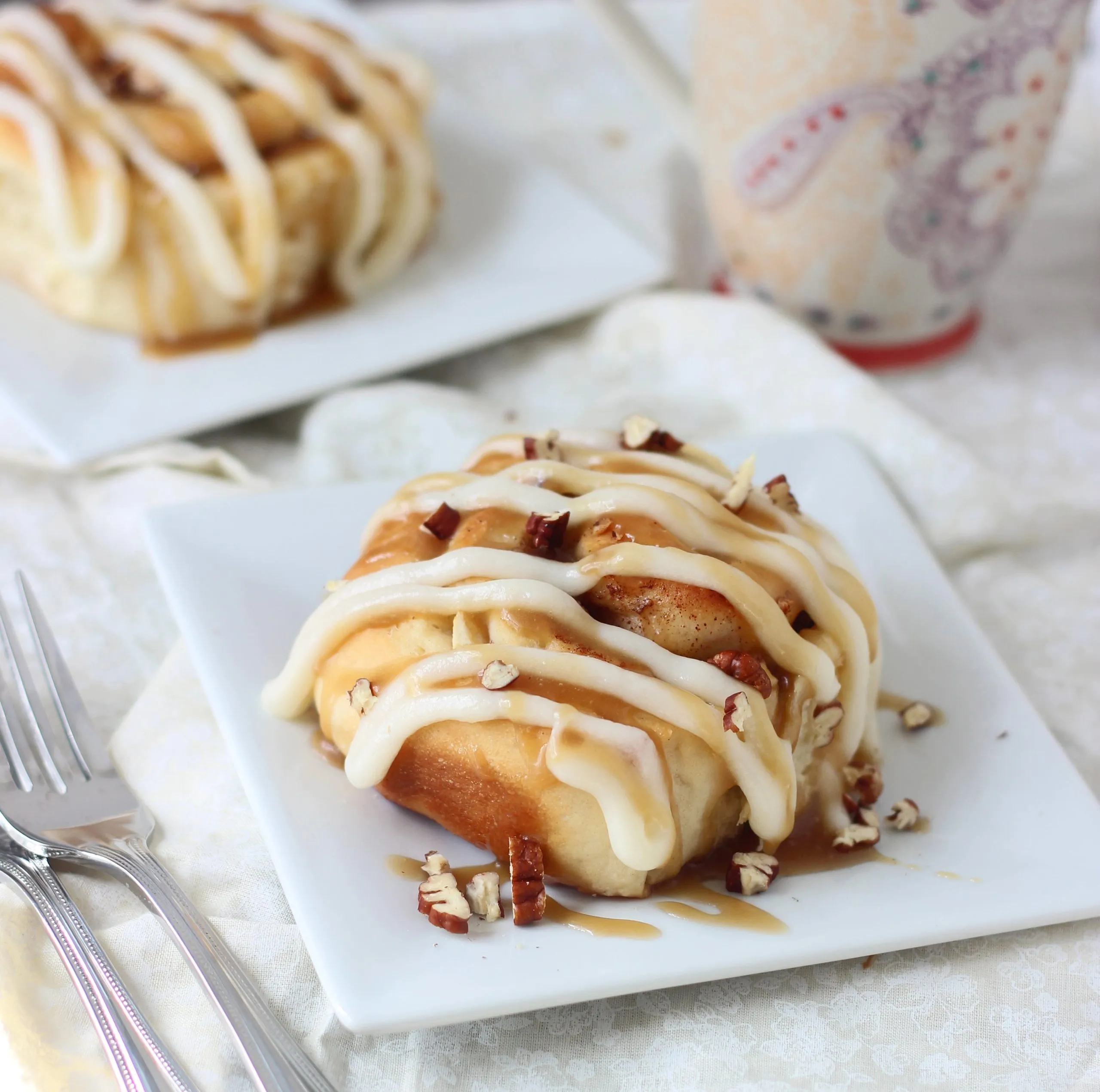 Apple Pecan Cinnamon Rolls