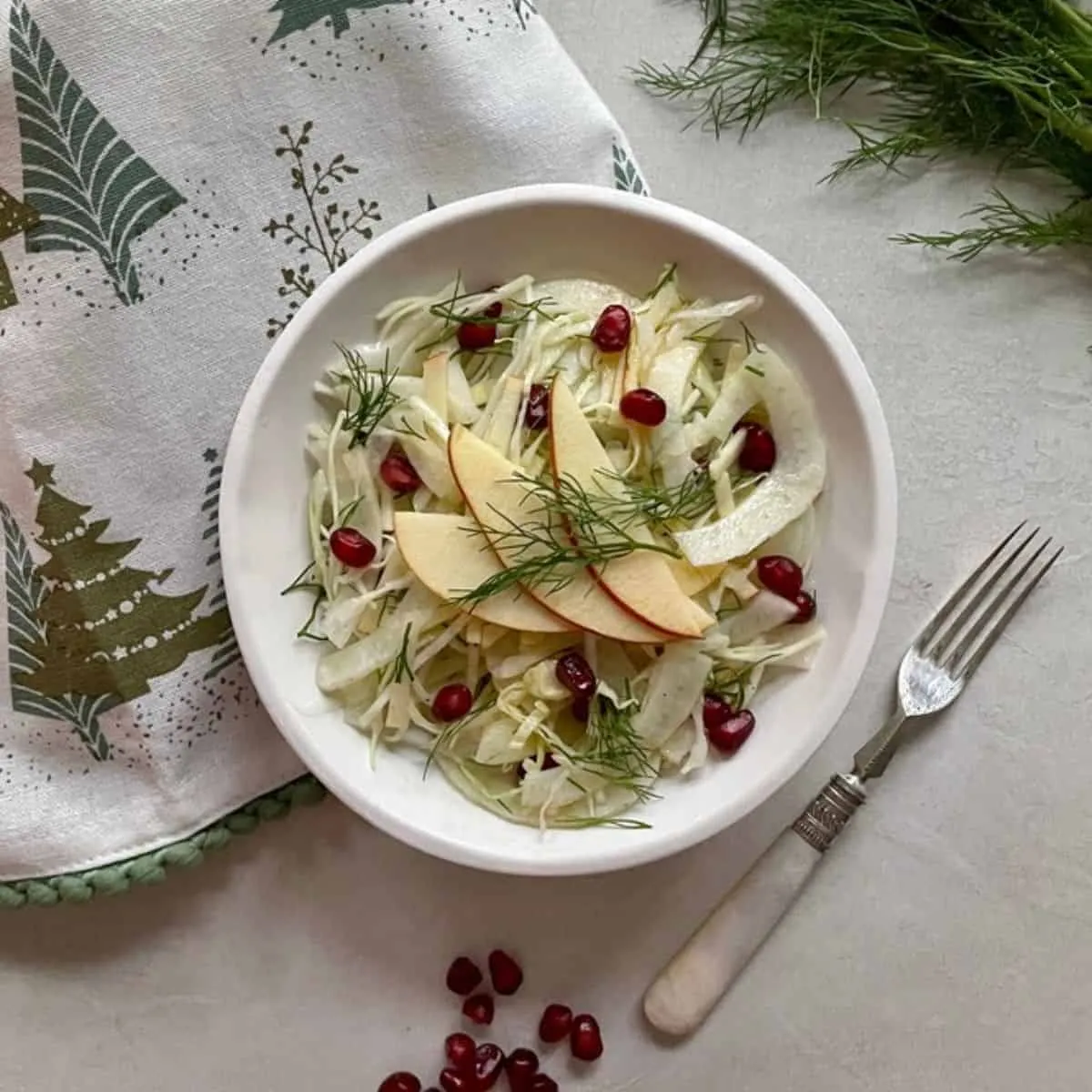 Apple and Fennel Slaw Low Sodium