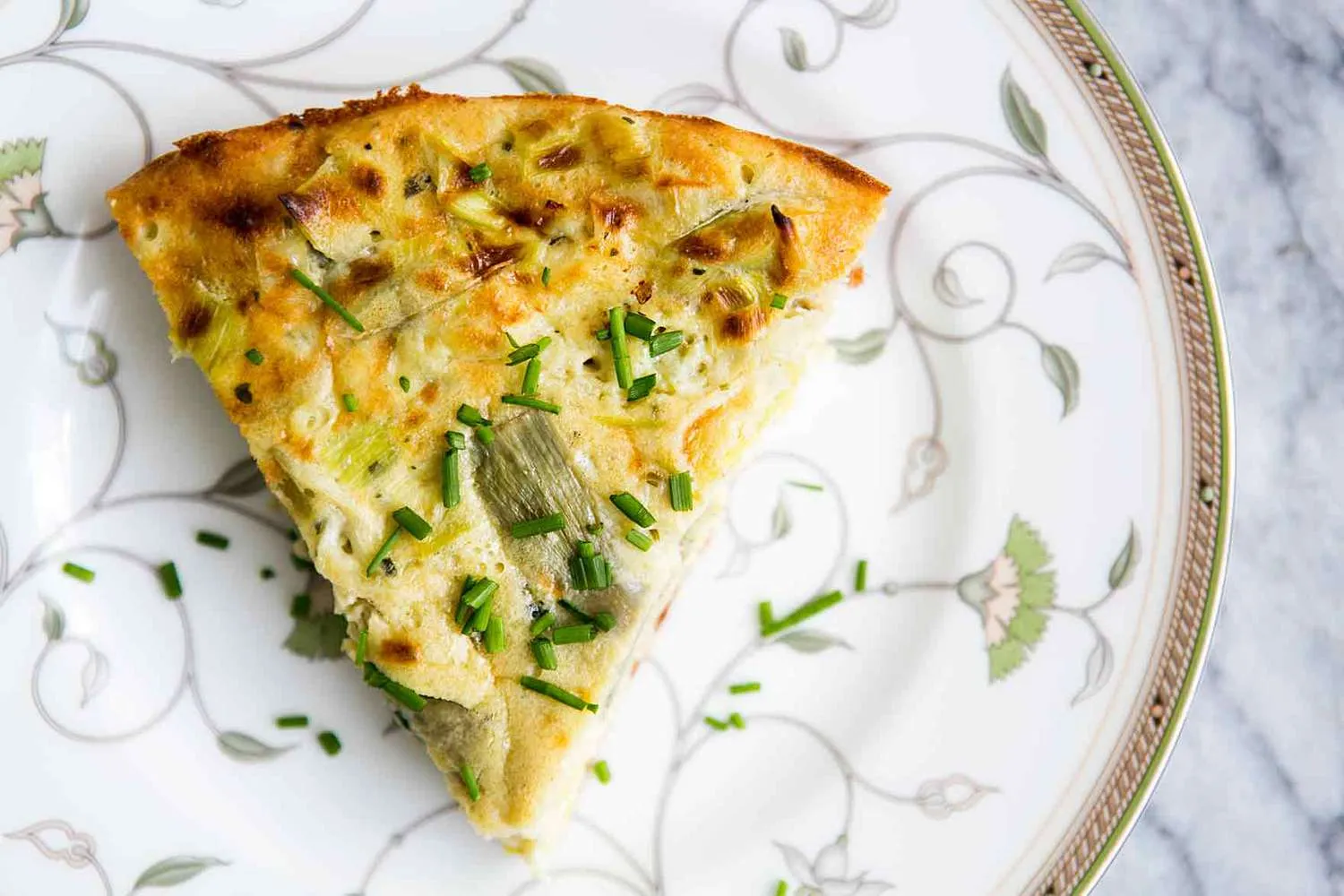 Artichoke Leek and Potato Frittata