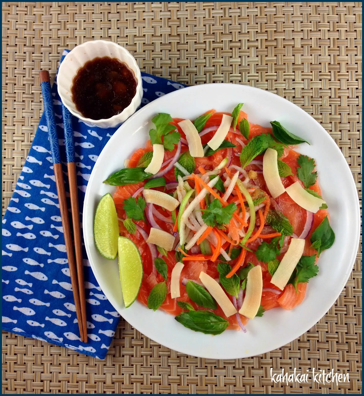 Asian Inspired Salmon Carpaccio