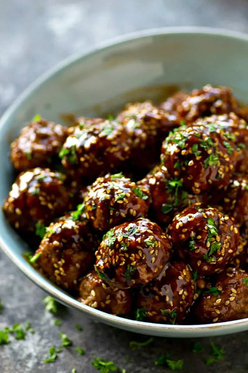 Asian Style Turkey Meatballs