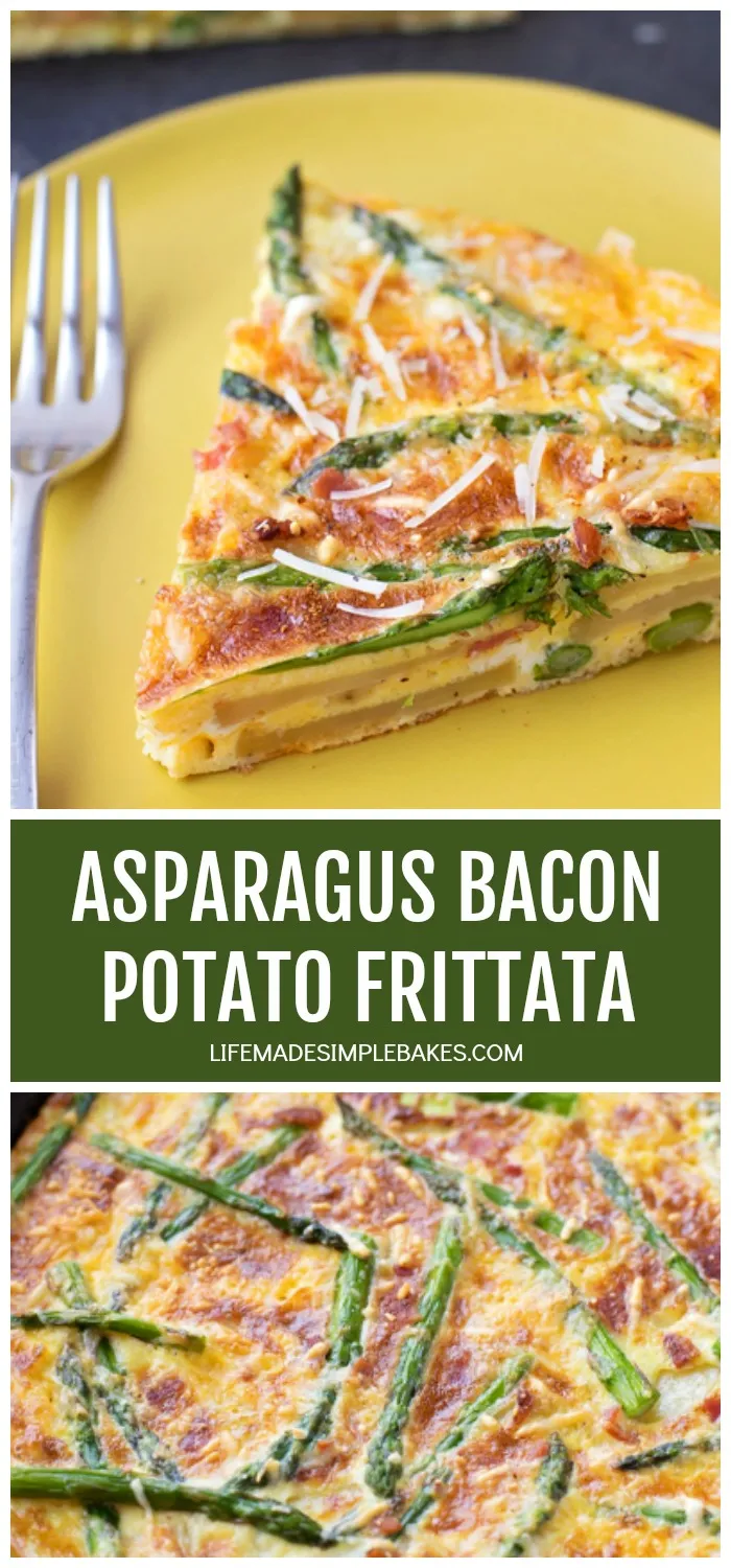 Asparagus Bacon Potato Frittata