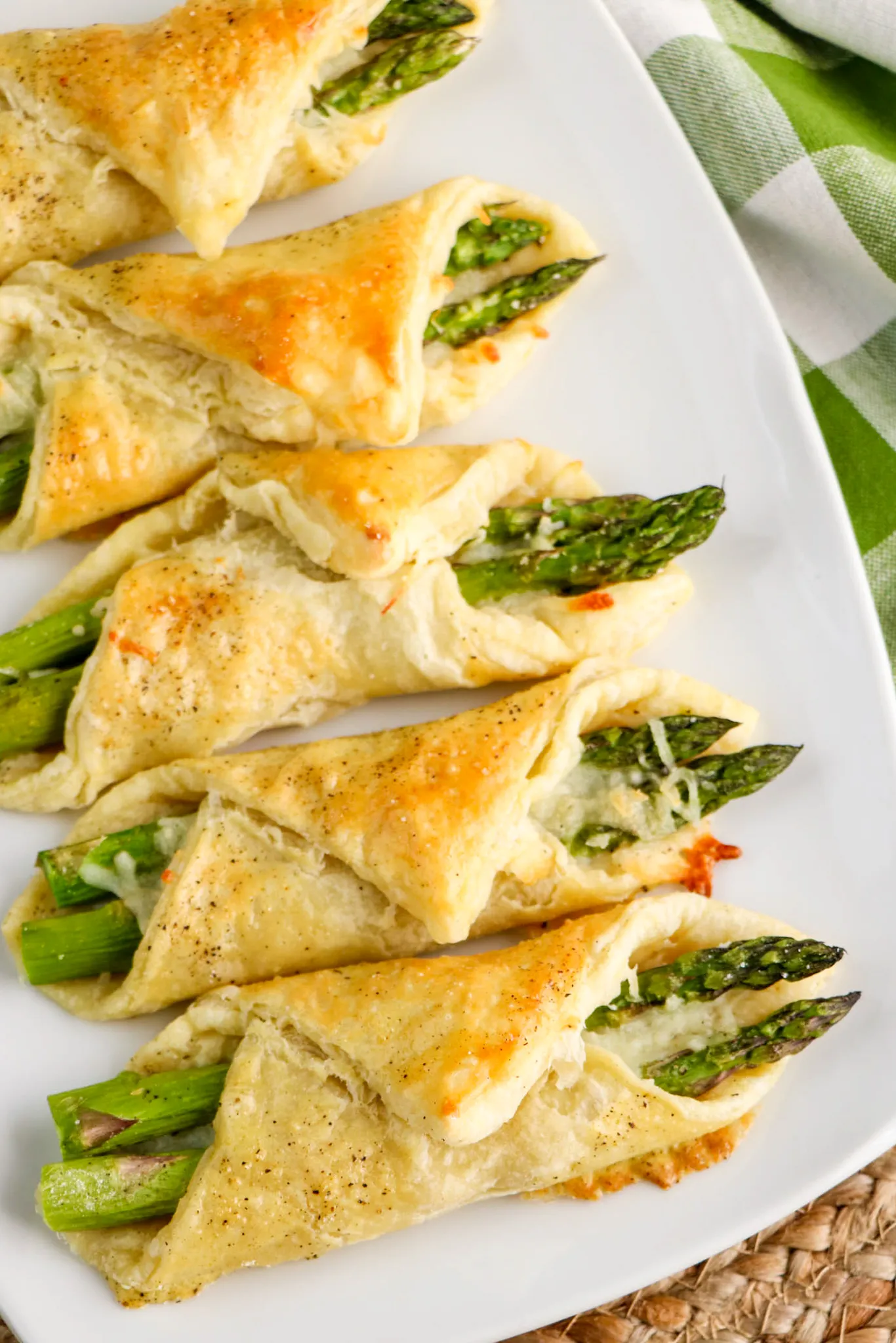 Asparagus Cream Cheese Puff Pastry