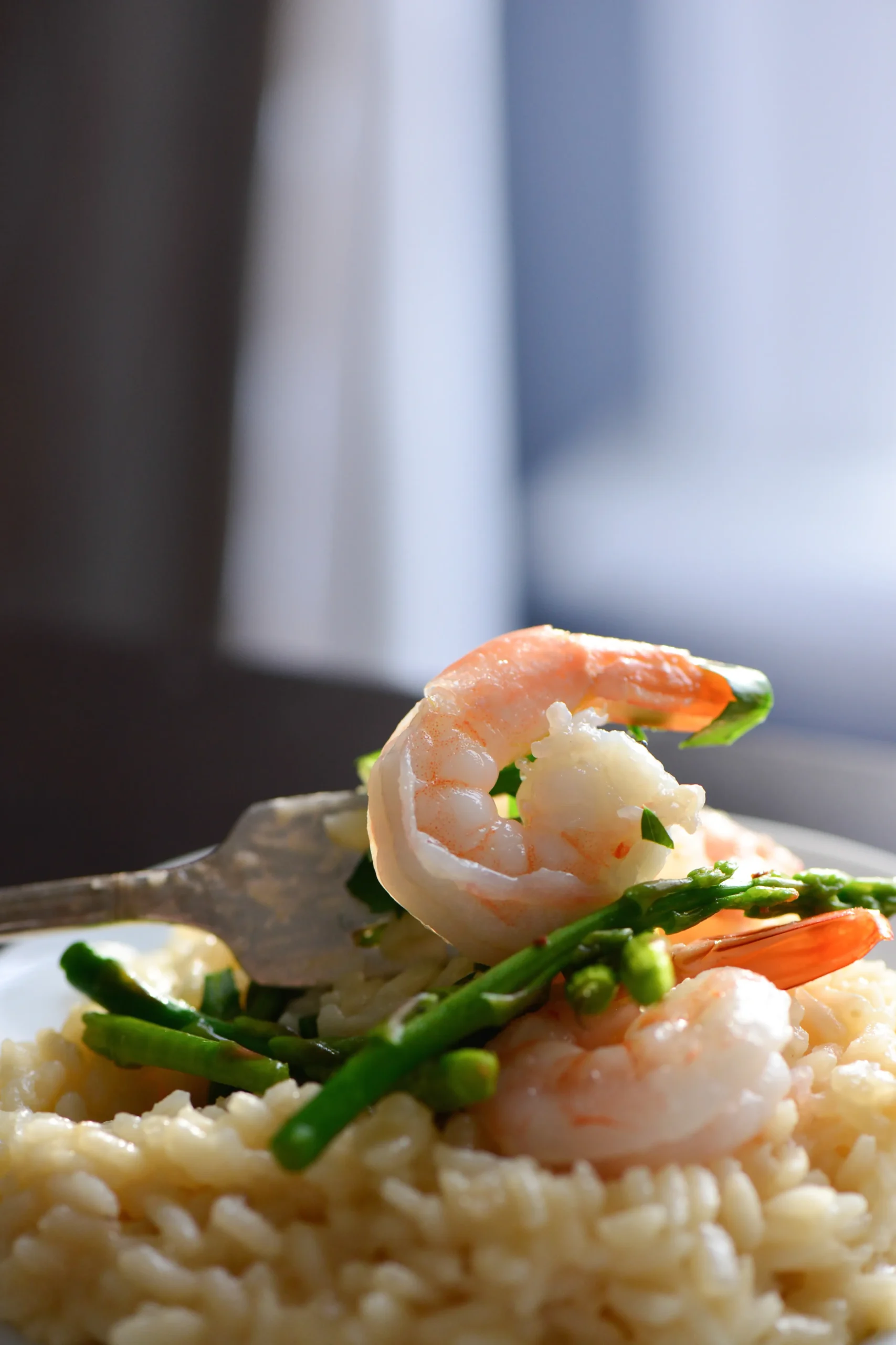 Asparagus and Shrimp Risotto