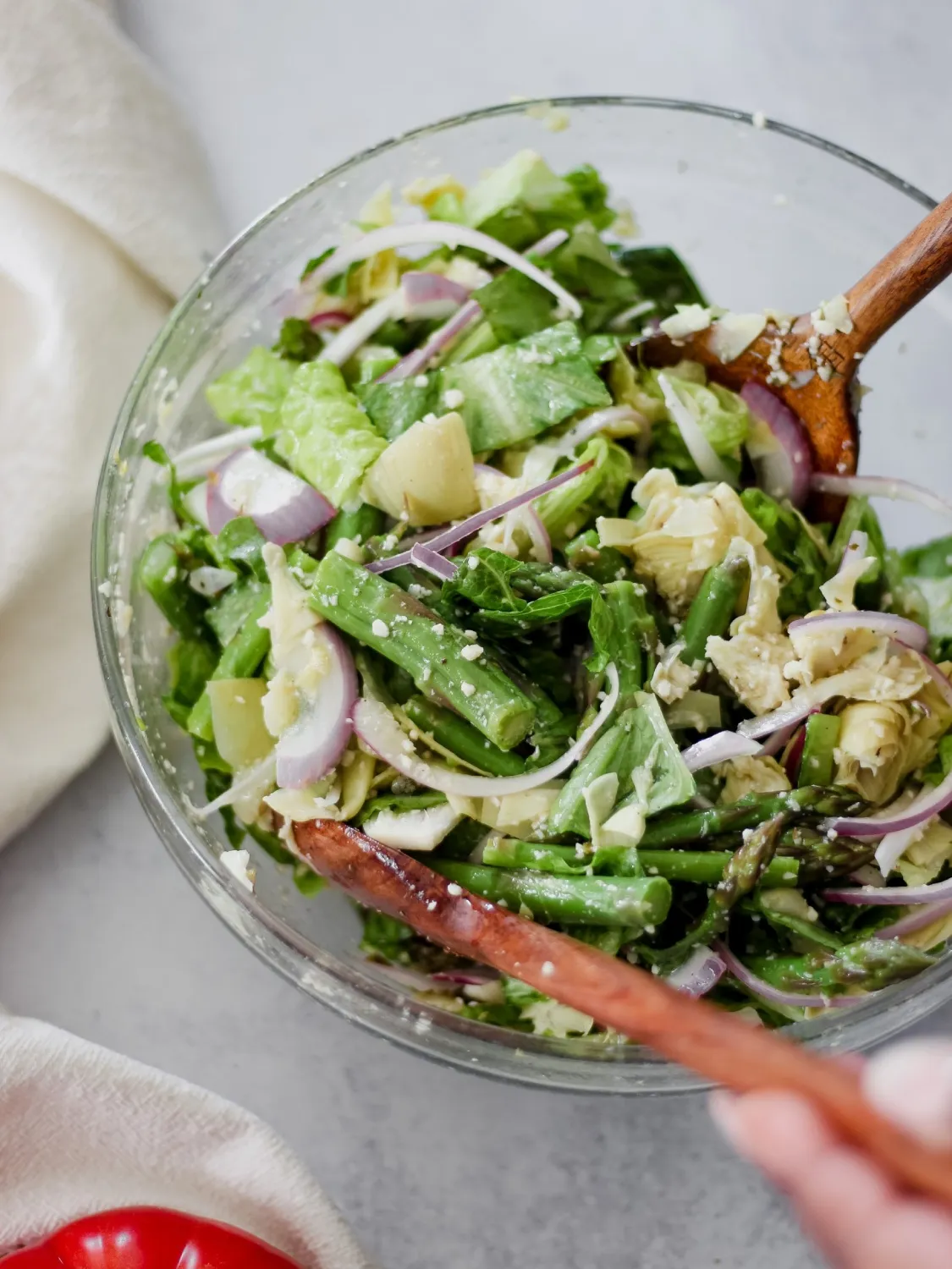 Asparagus and Tempeh Dijonnaise Salad