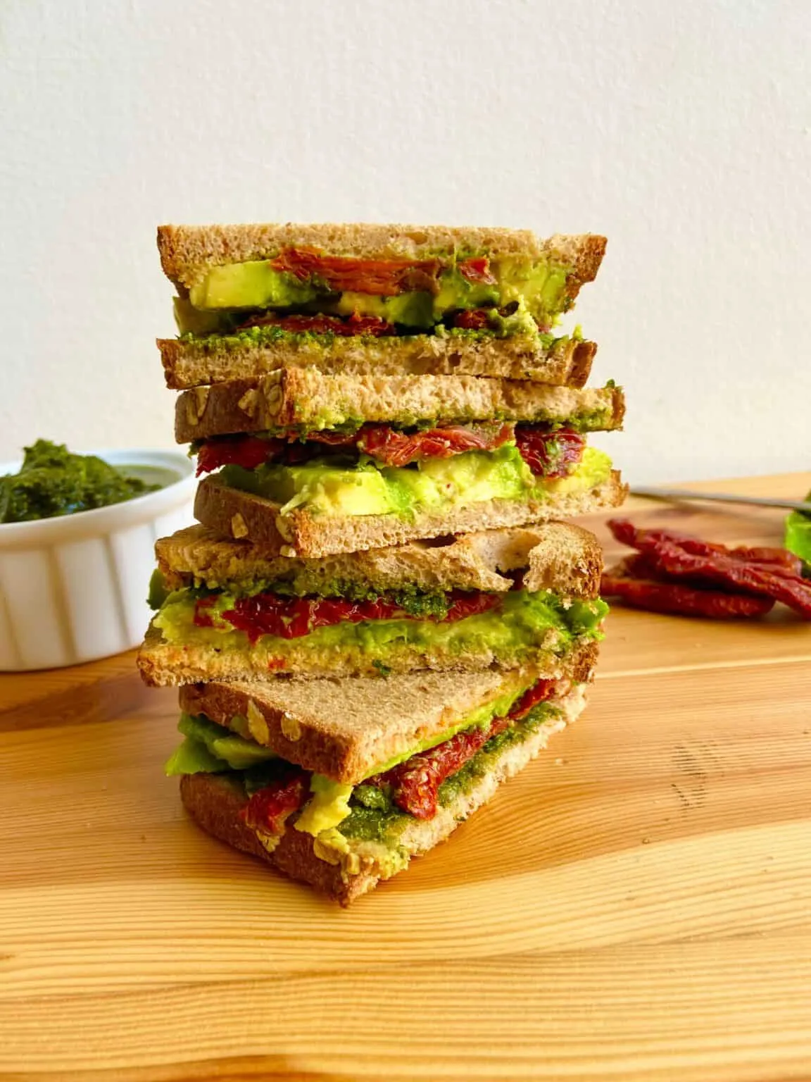 Avocado Beet Pesto Sandwich