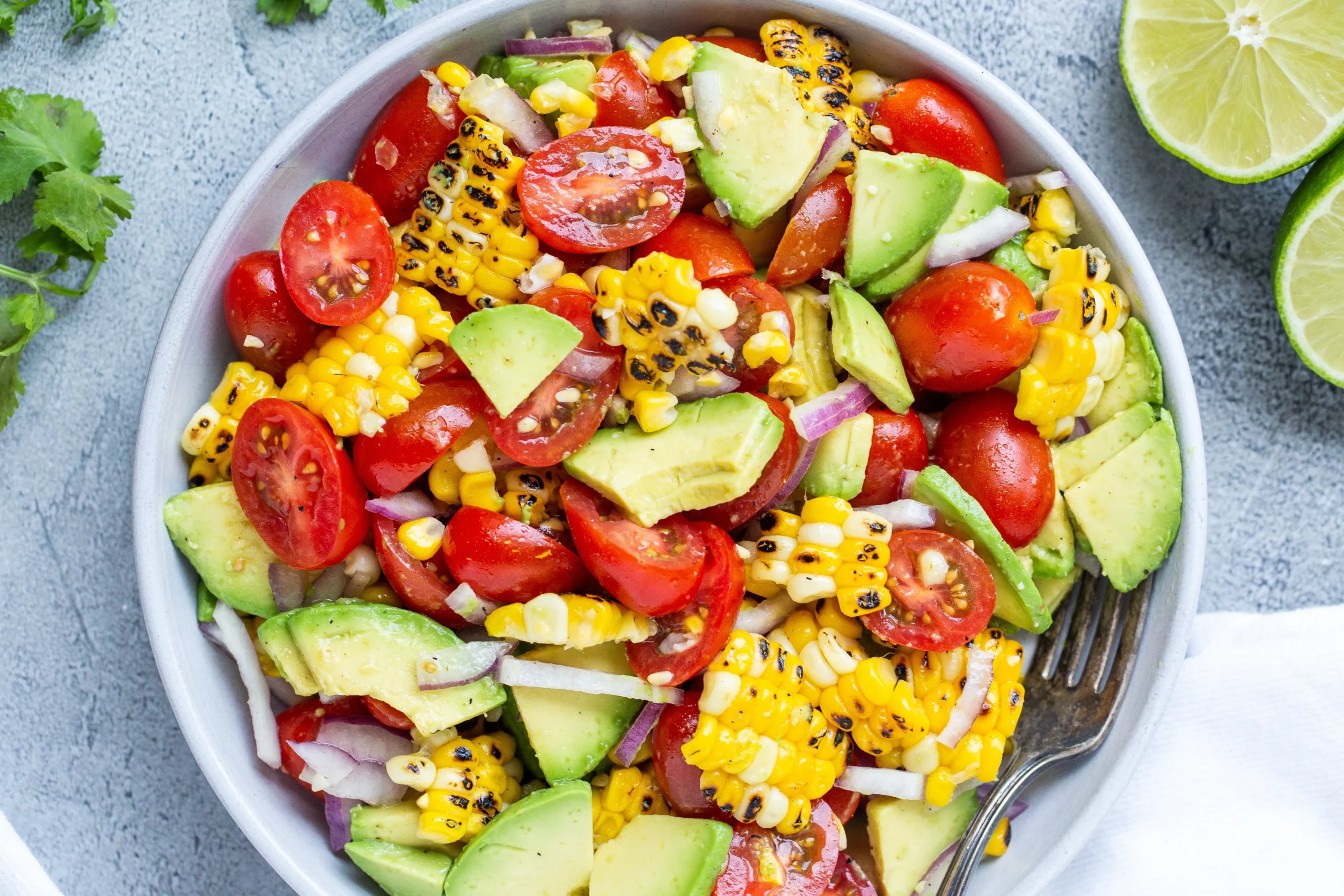 Avocado Corn Tomato Salad