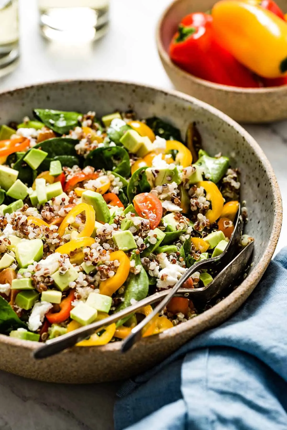 Avocado Quinoa Salad with Balsamic Dressing