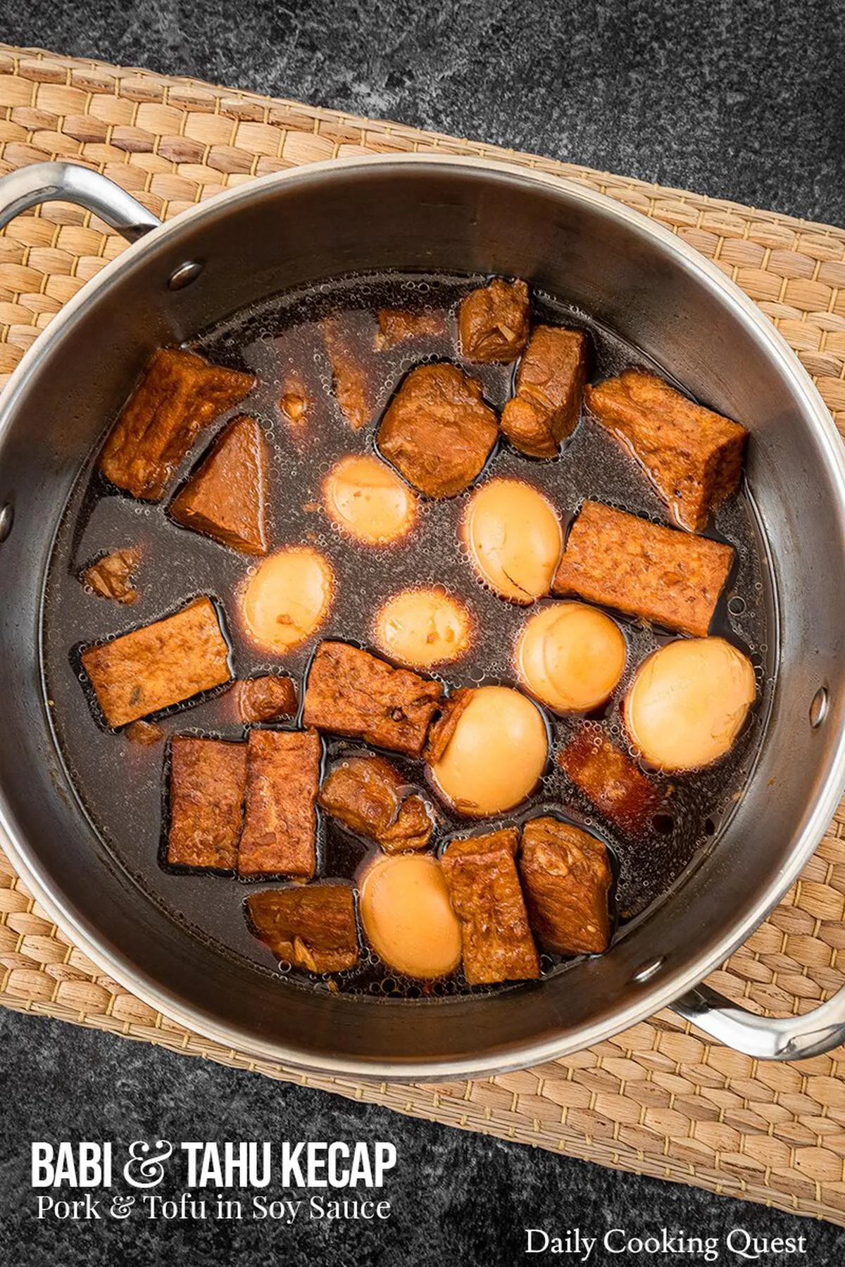 Babi Kecap I Pork Cooked in Soya Sauce