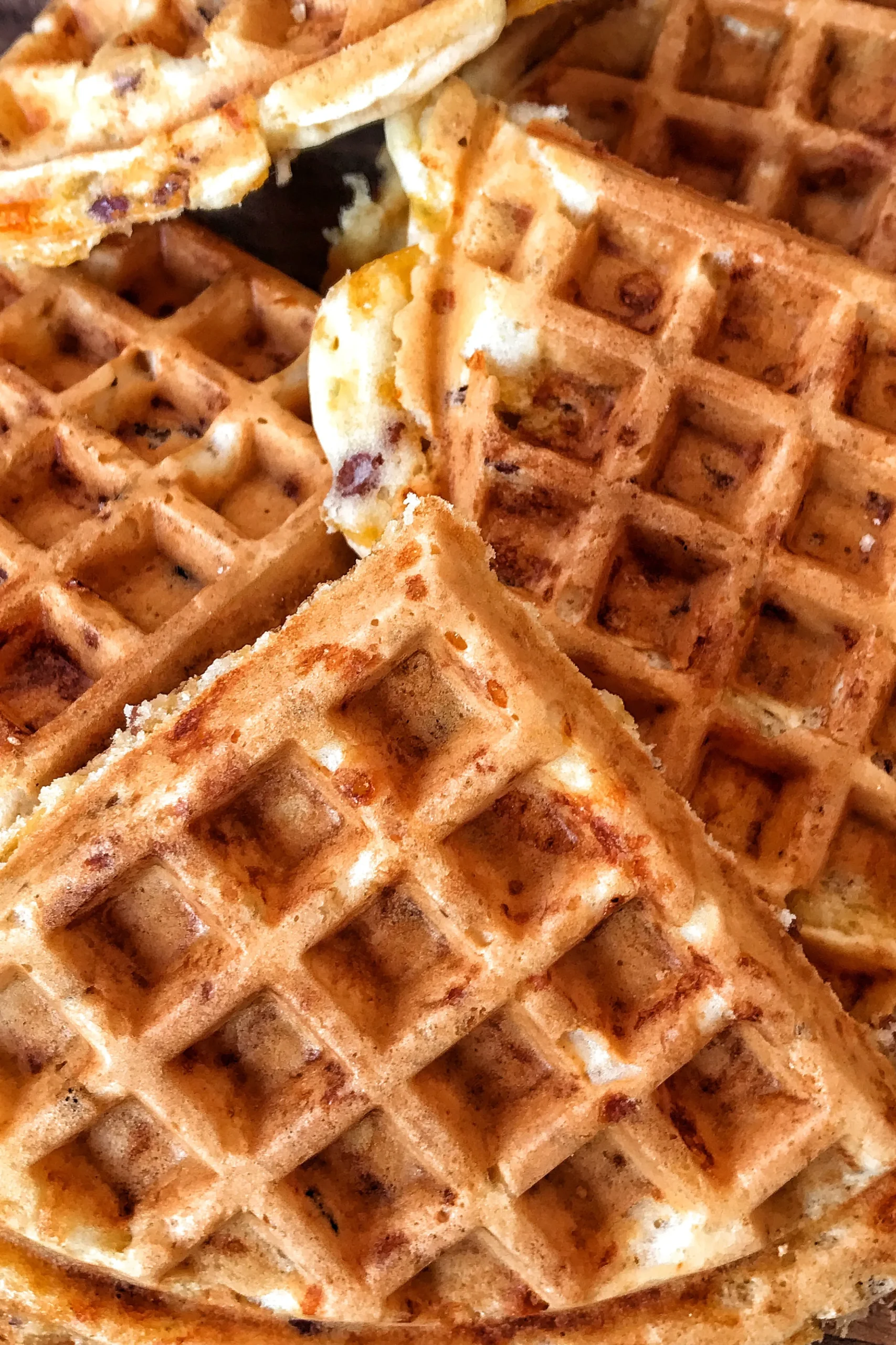 Bacon Cheddar Waffle Biscuits