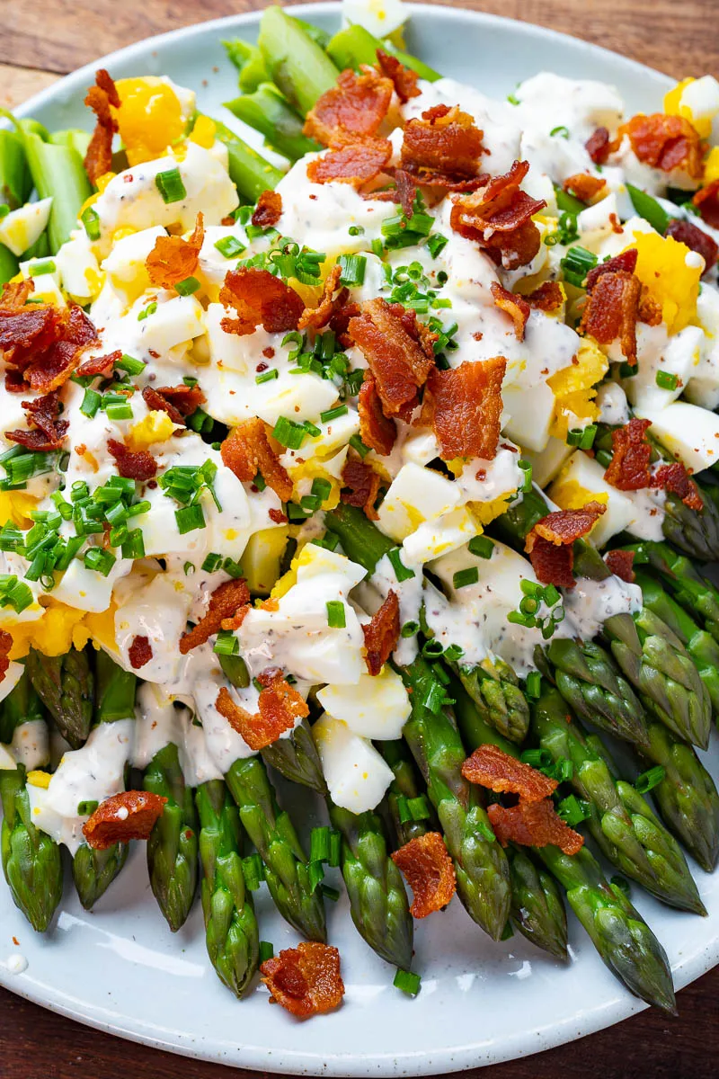 Bacon Eggs Asparagus Salad