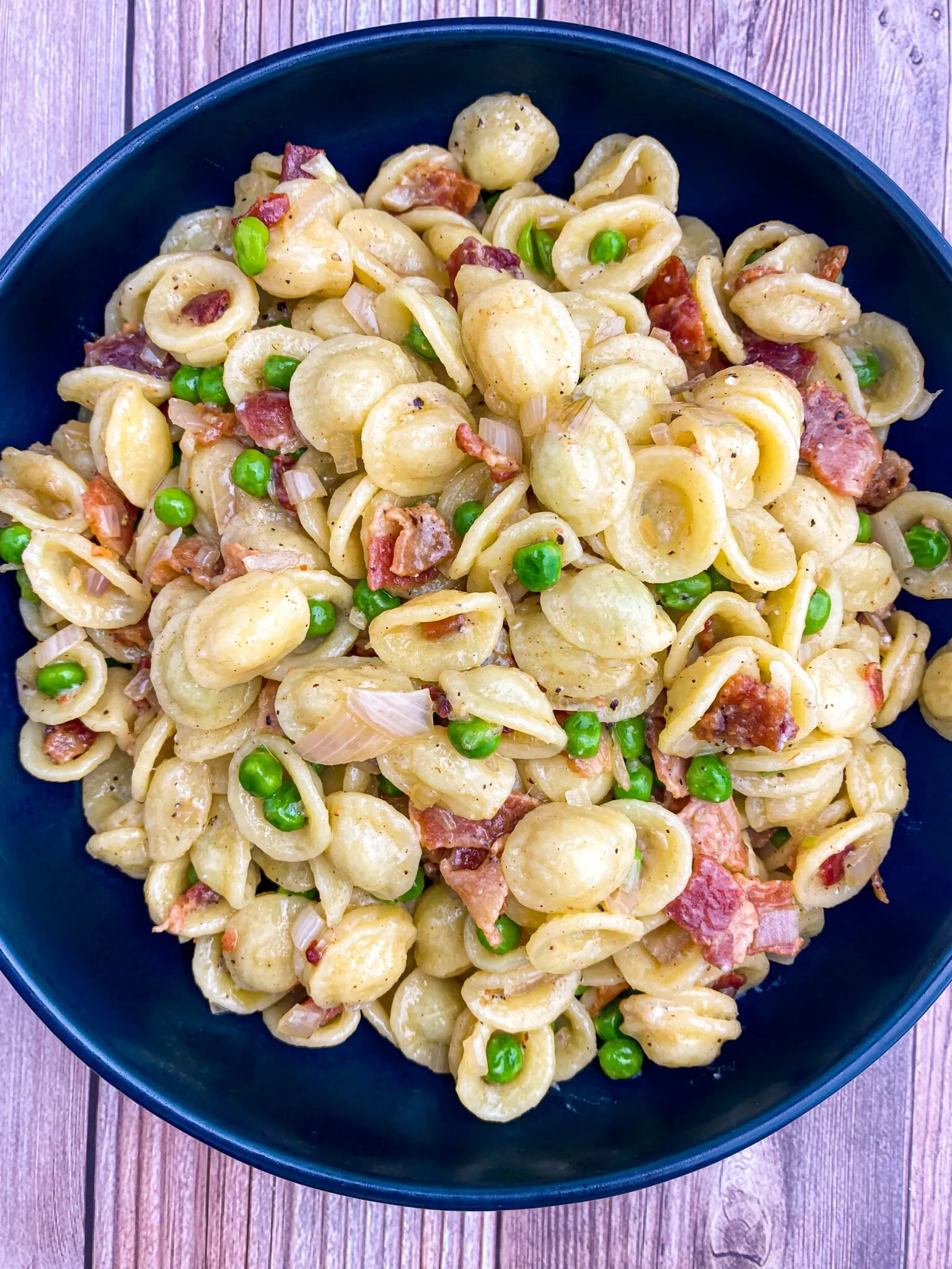 Bacon and Pea Pasta