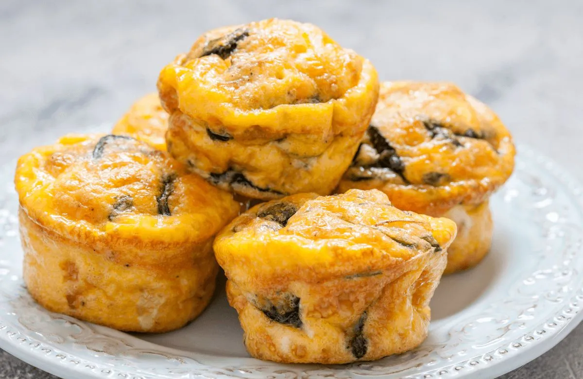 Bacon and Swiss Rye Muffins