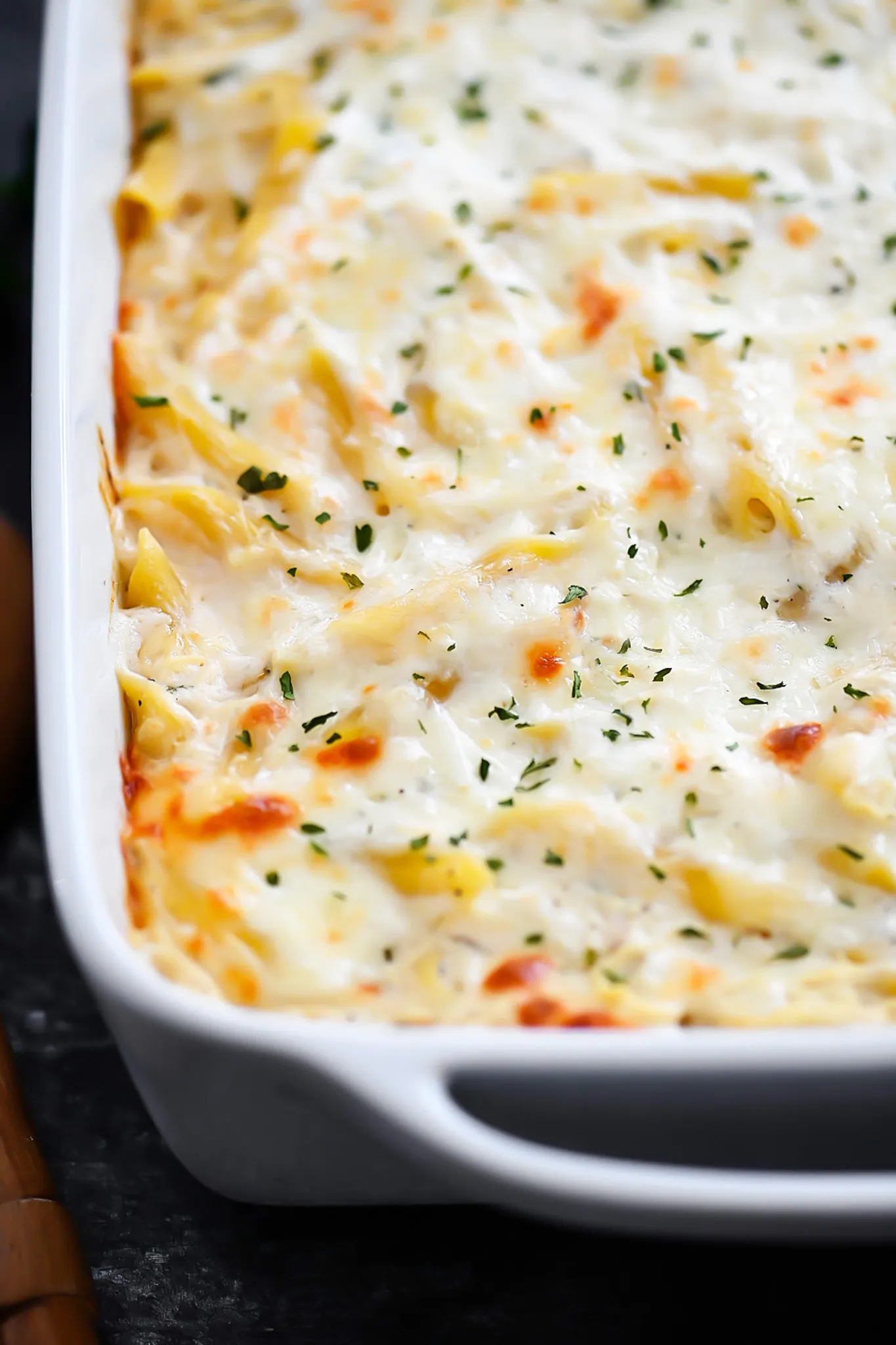 Baked Cream Cheese Chicken Alfredo