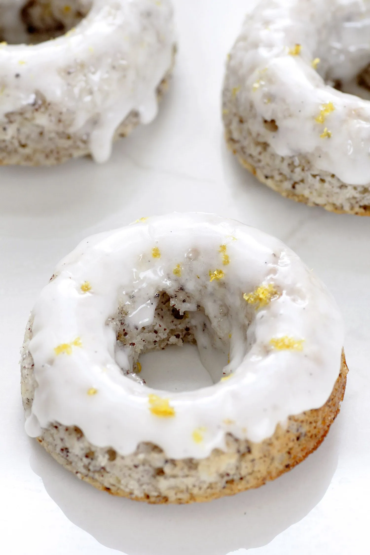Baked Donuts with Lemon and Poppy Seeds