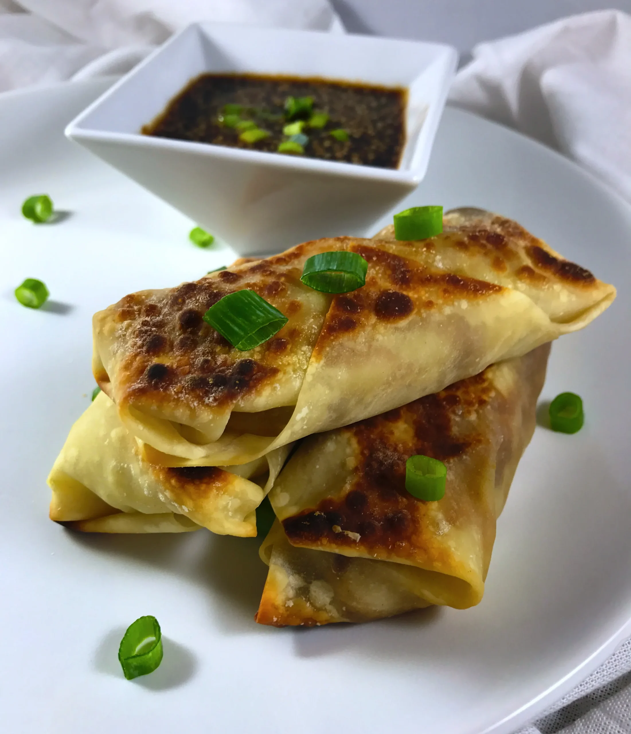 Baked Eggrolls with Homemade Teriyaki Sauce