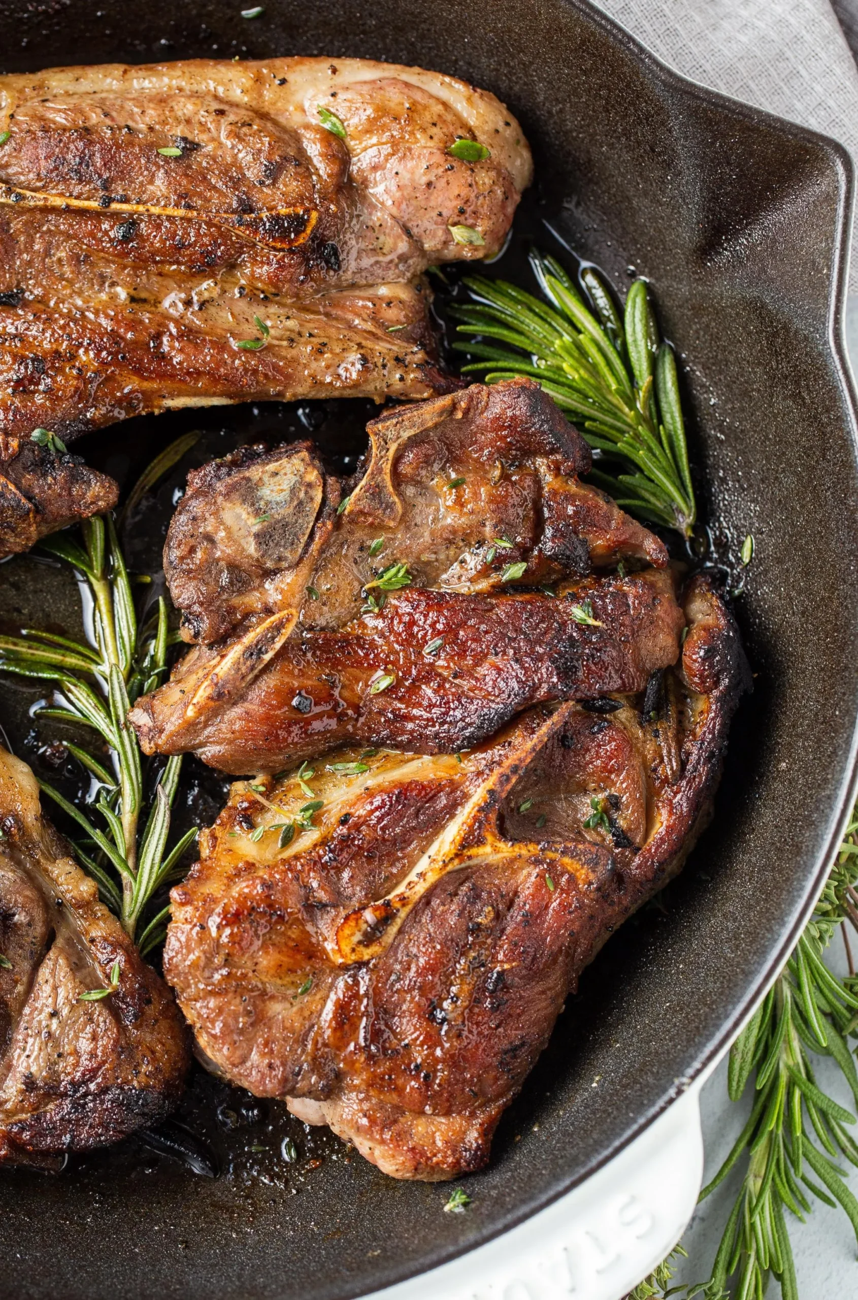 Baked Lamb Shoulder Chops