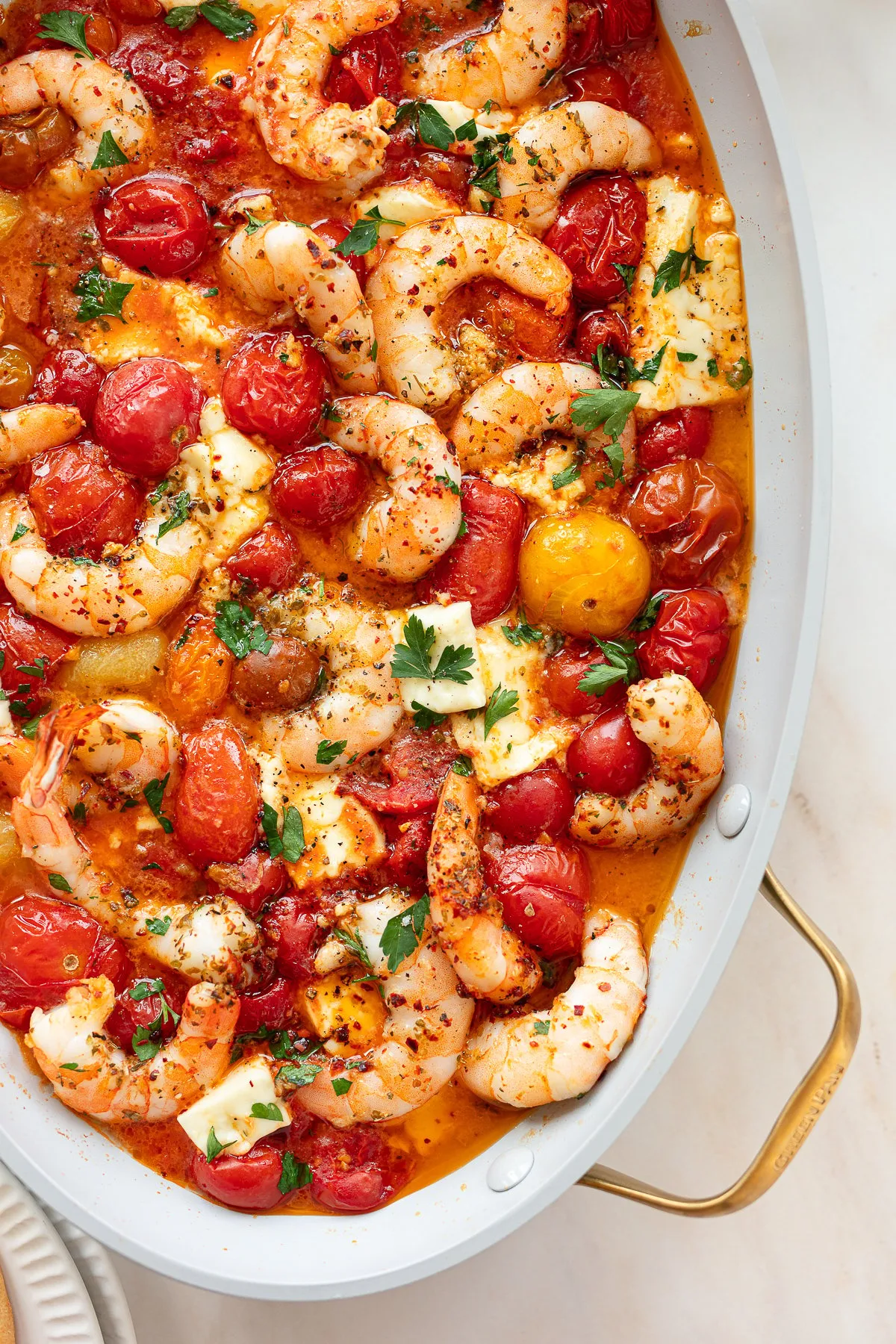 Baked Shrimp with Feta and Tomatoes