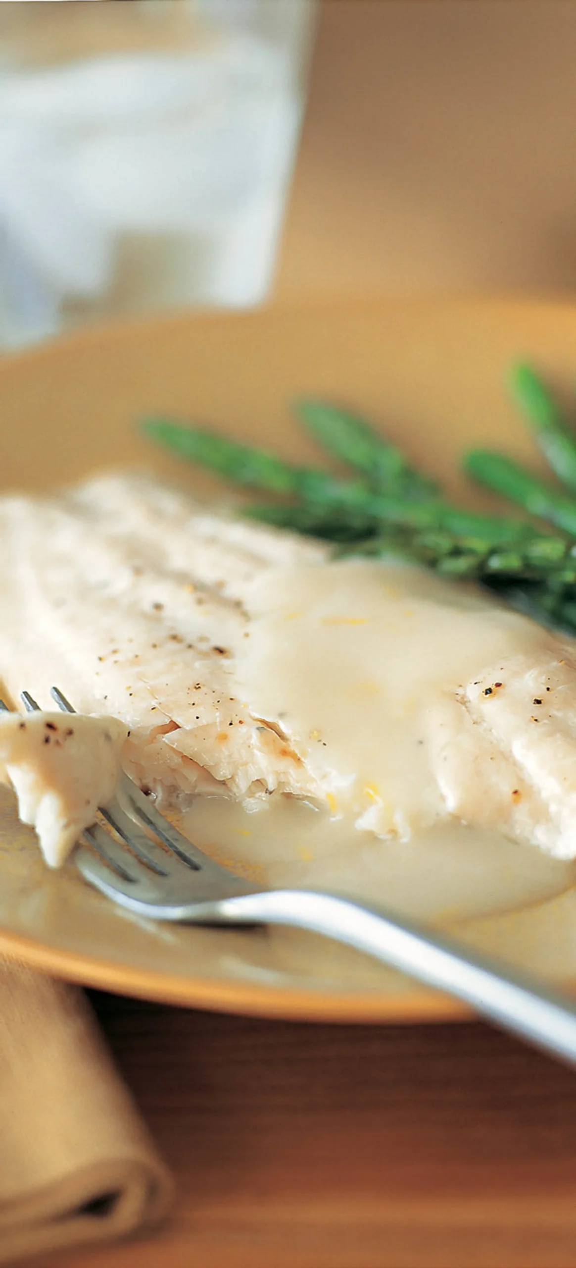 Baked Sole with Lemon Sauce