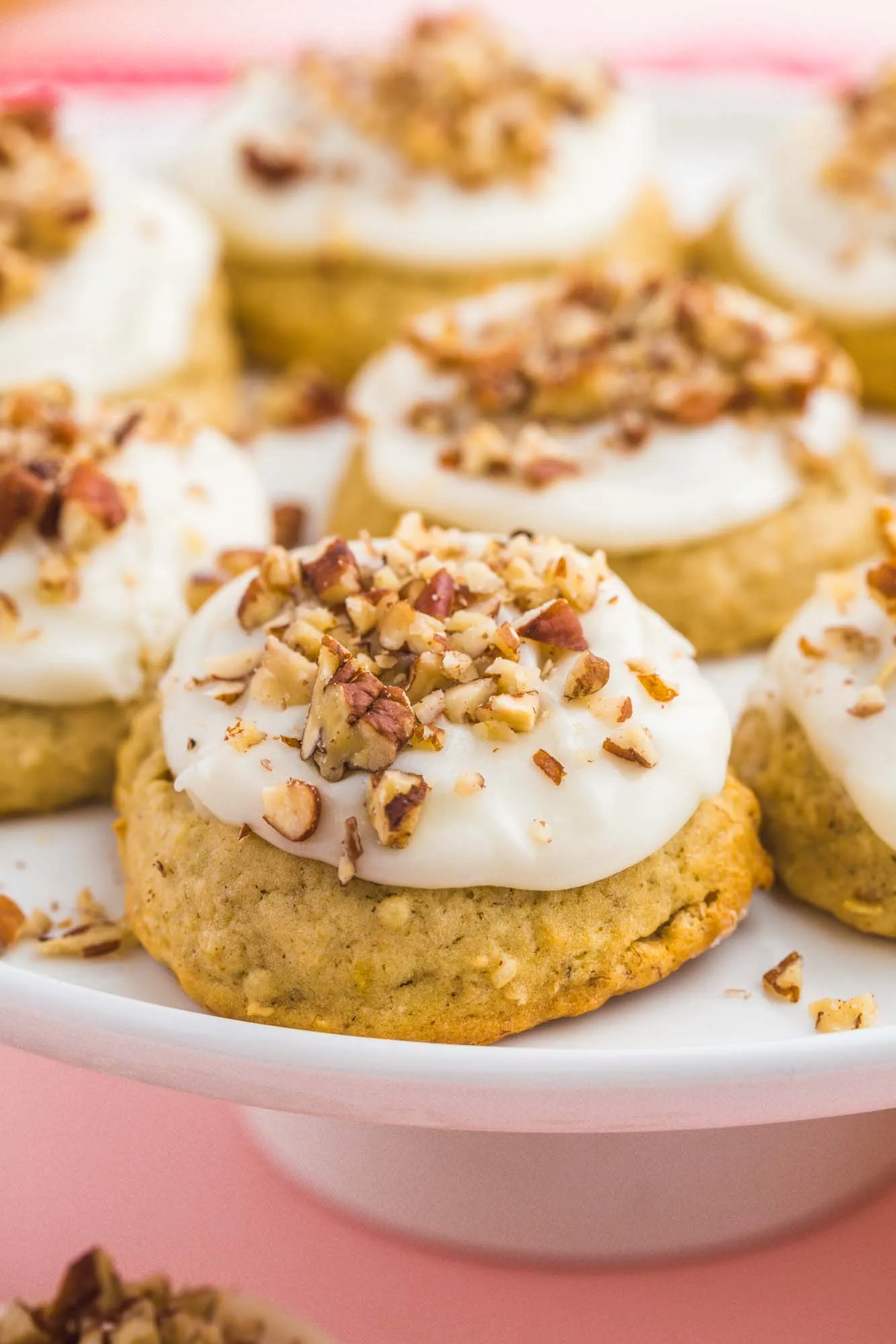 Banana Bread Cookies with Hazelnuts and Dulce de Leche