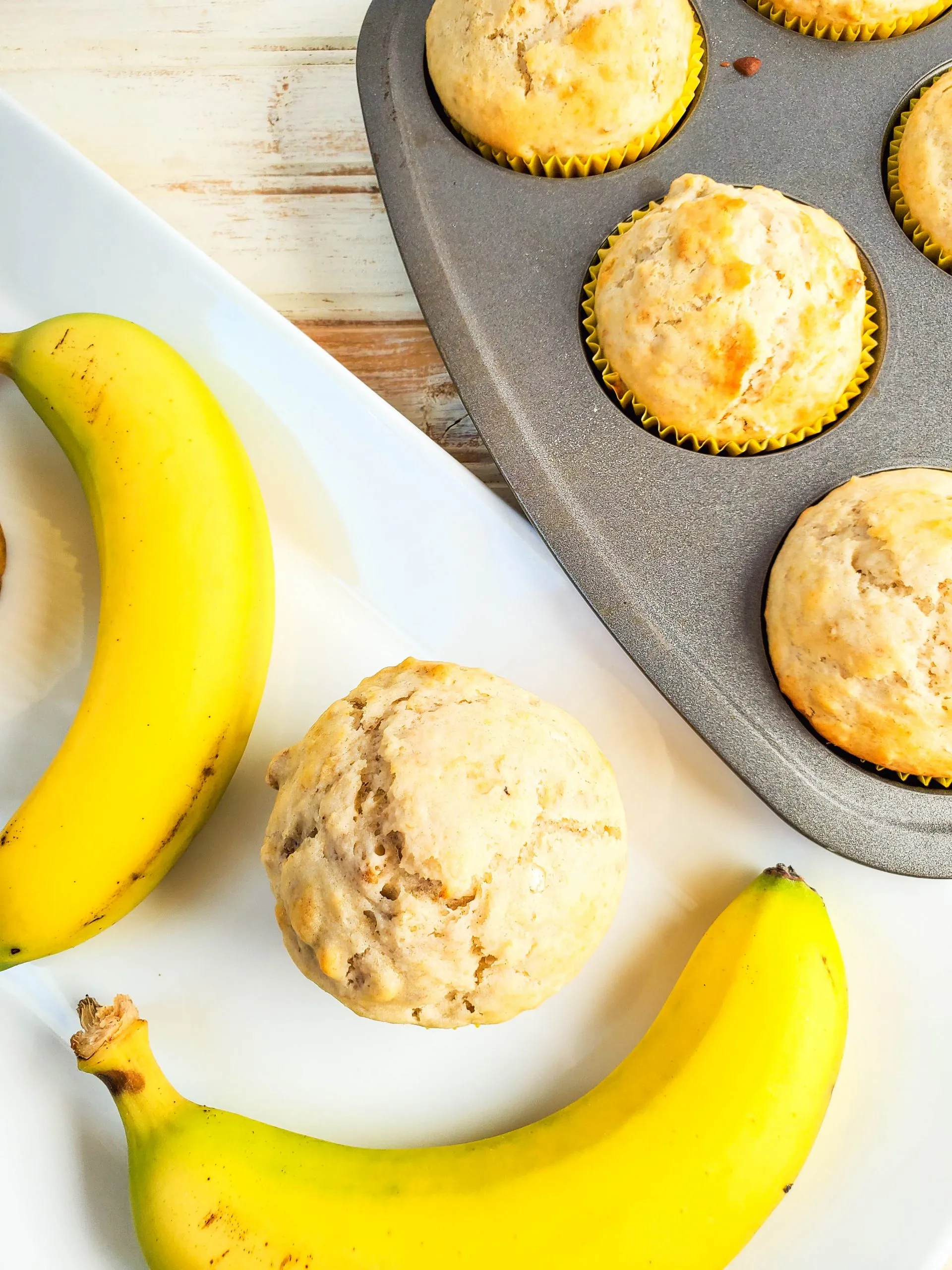Banana Honey Walnut Muffins