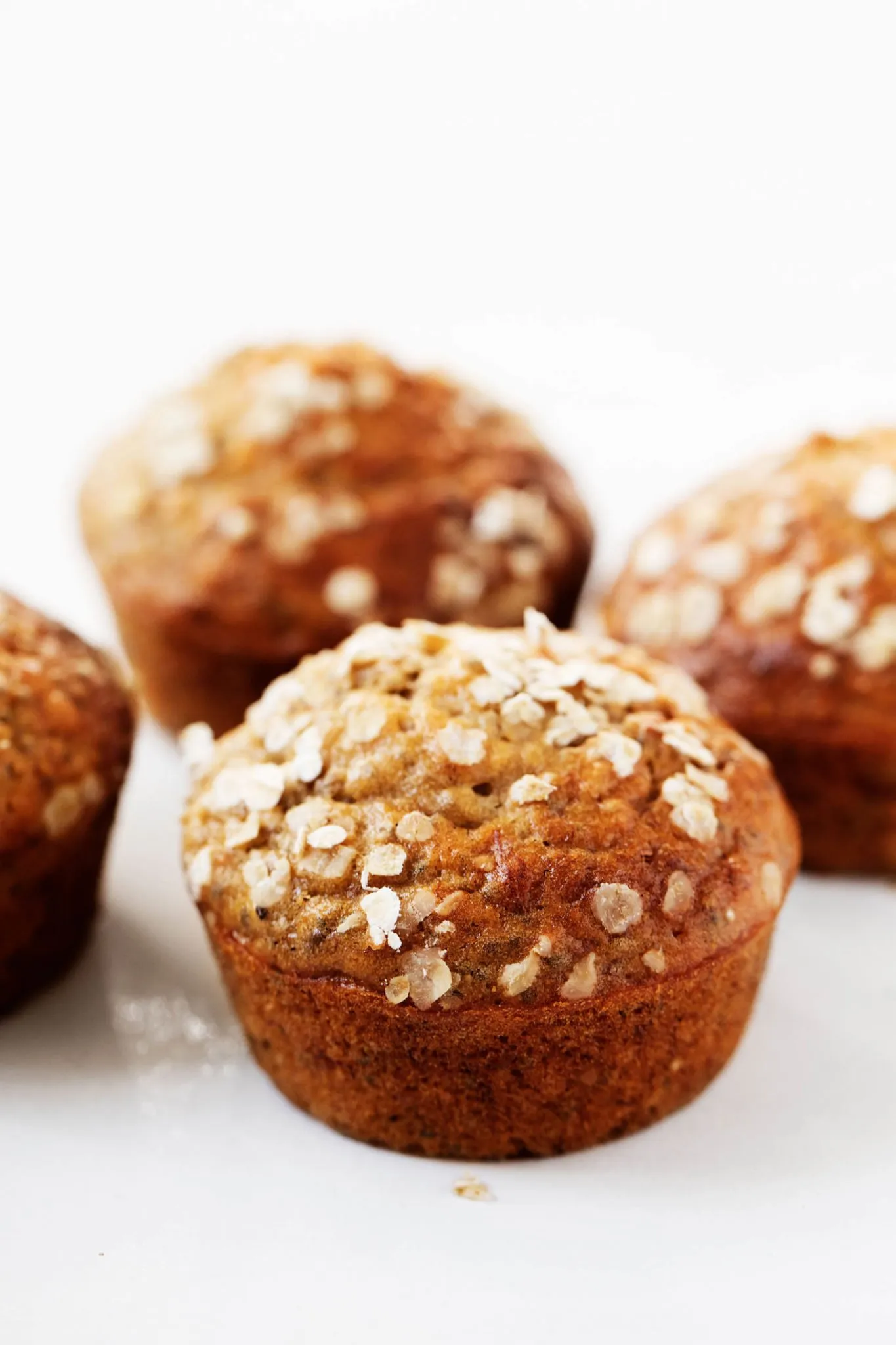 Banana Oat Chia Seed Muffins