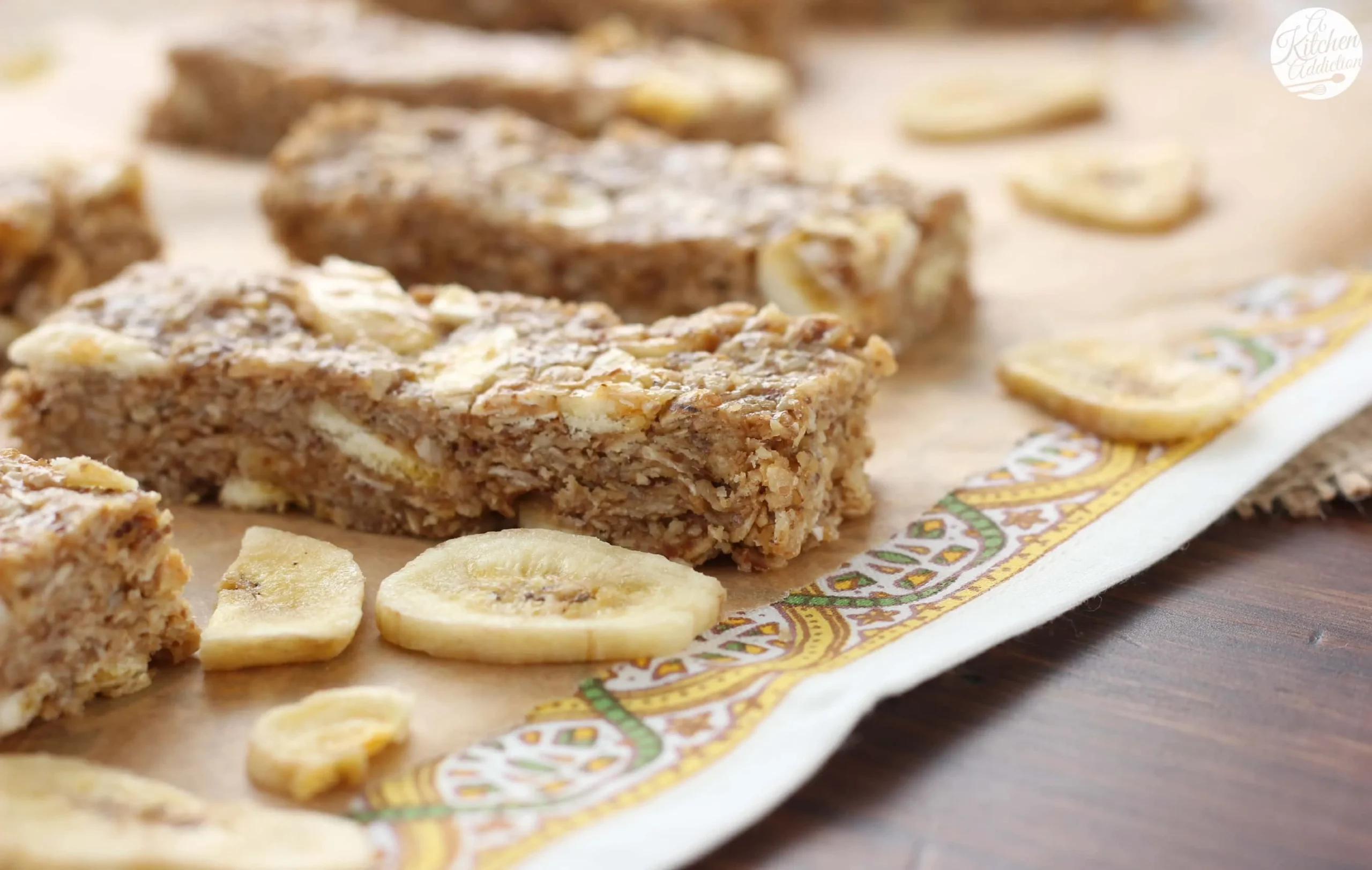 Banana Peanut Butter Chocolate Chip Granola Bars