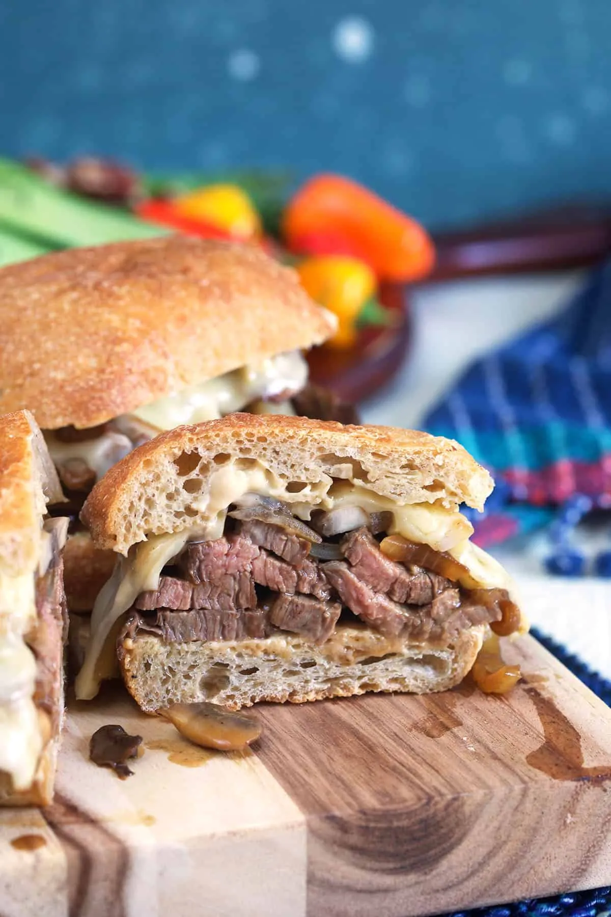 Barbecued Hot Beef Sandwiches