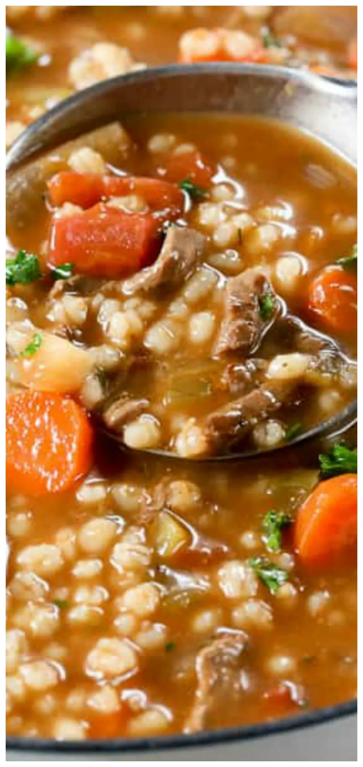 Barley Soup Easy and Delicious