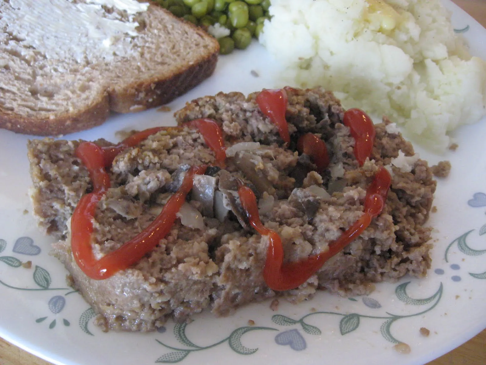 Beef Loaf with Mushrooms and Sour Cream