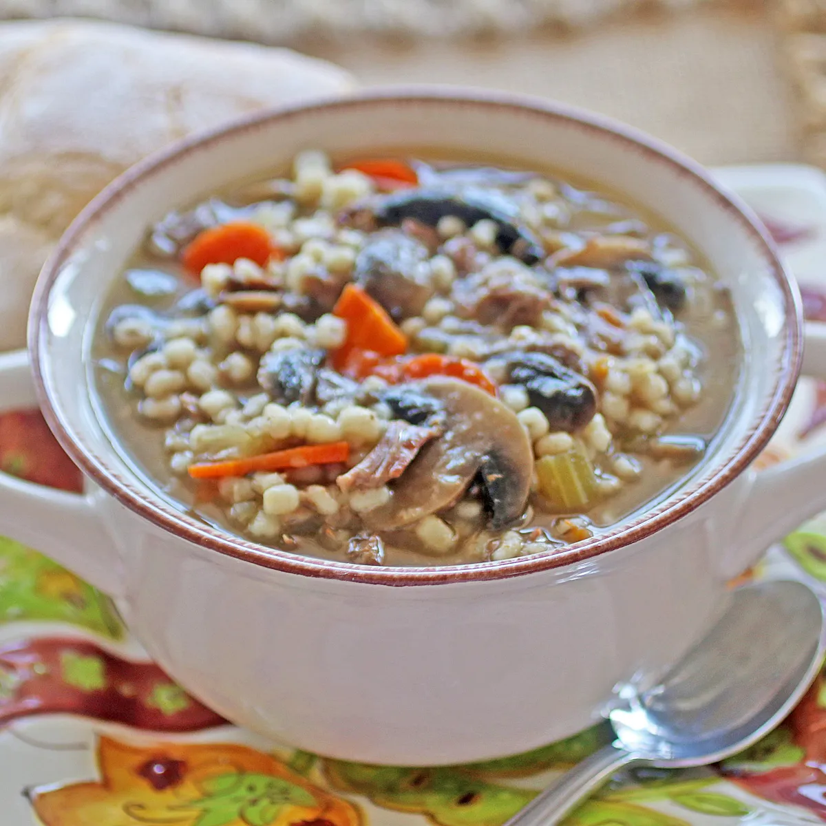 Beef Mushroom Barley Soup