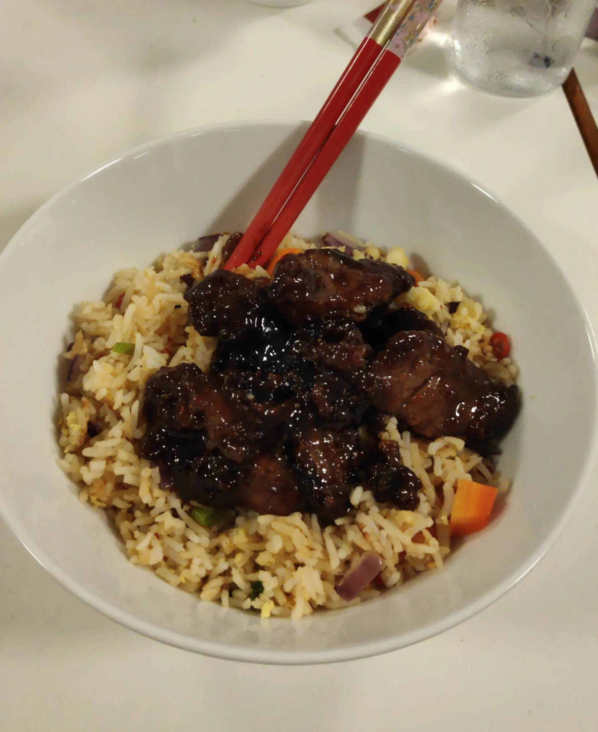 Beef Teriyaki Tapa with Fried Rice and Egg