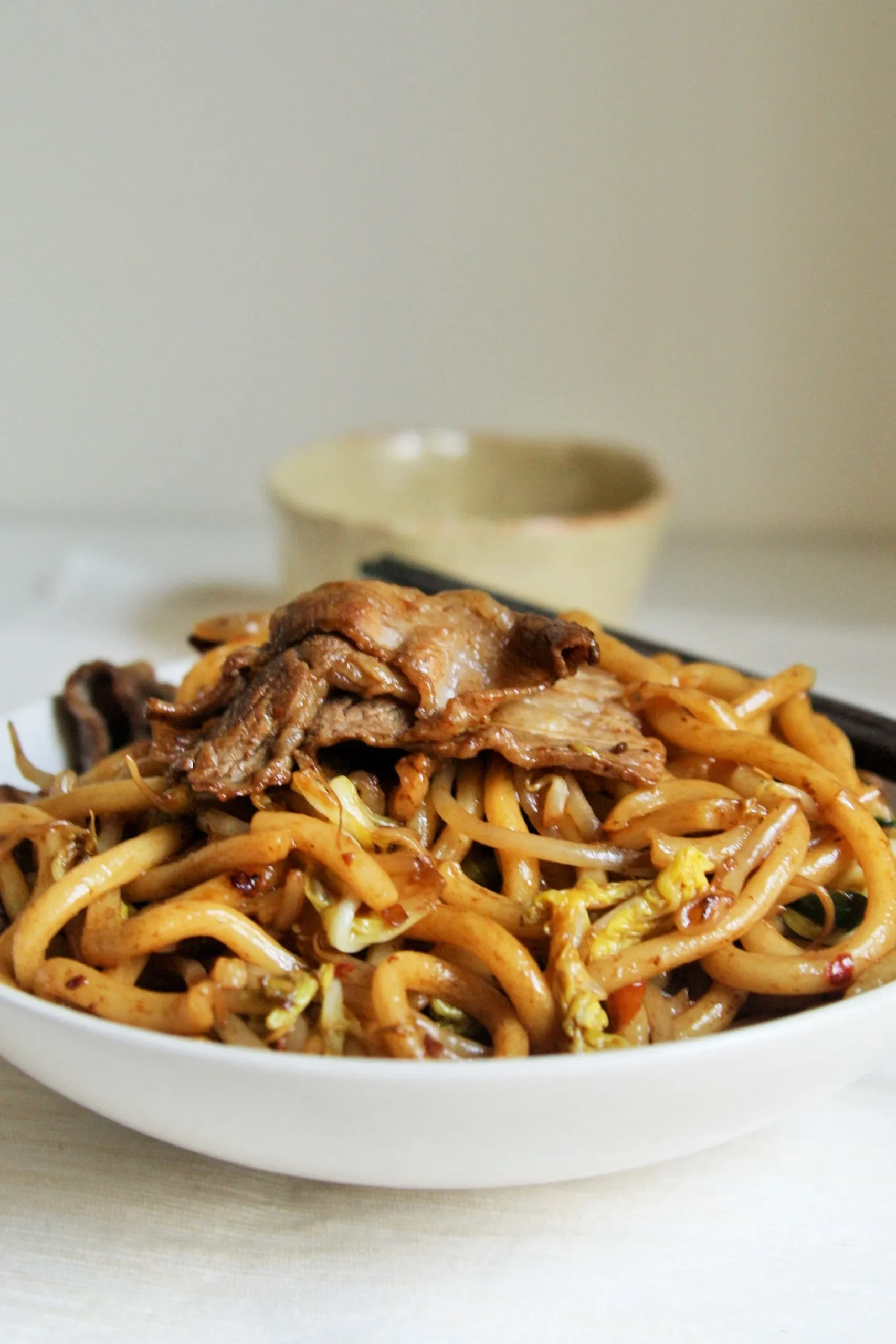 Beef Udon Stir Fry