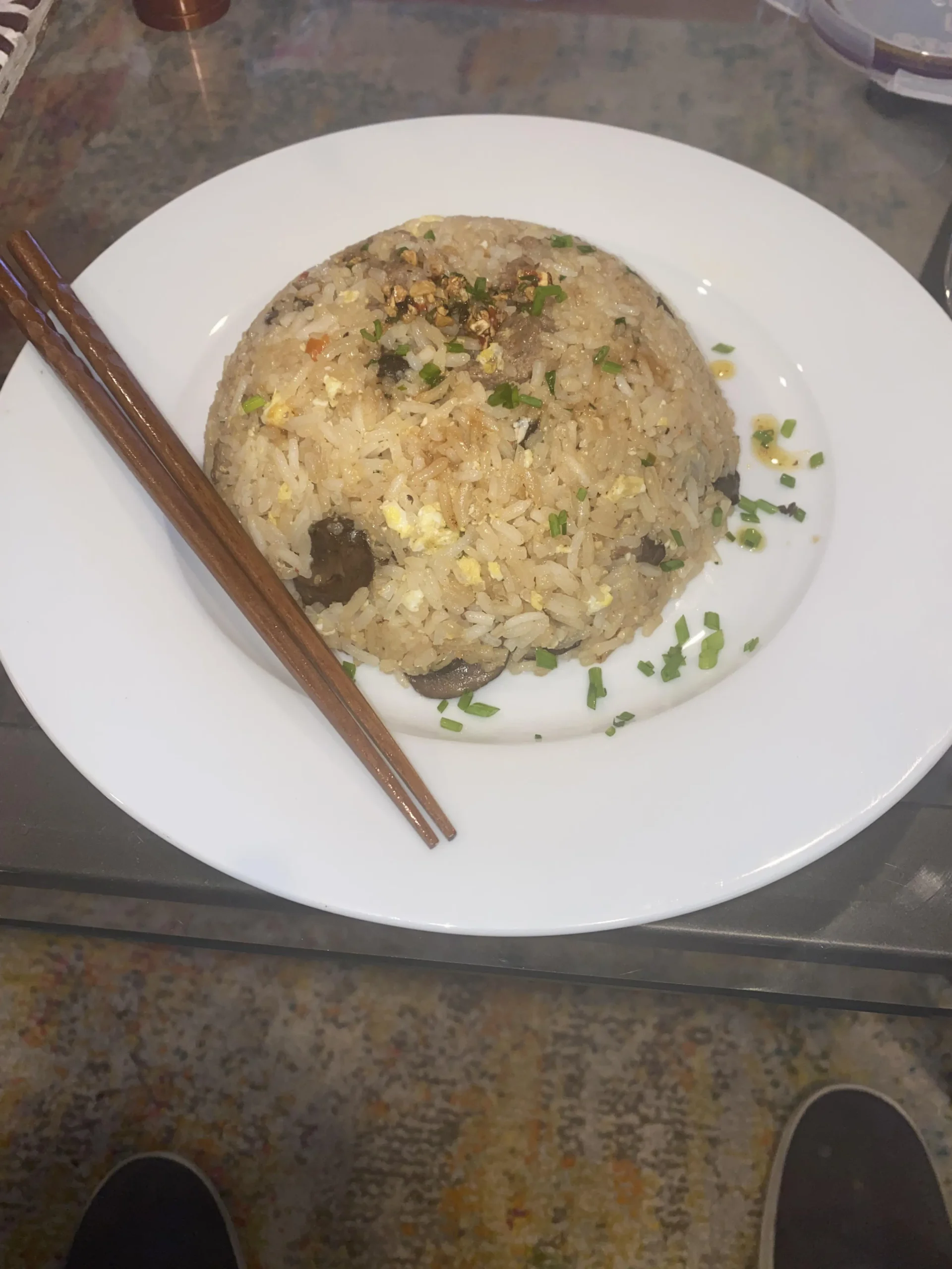 Beef and Mushrooms Fried Rice