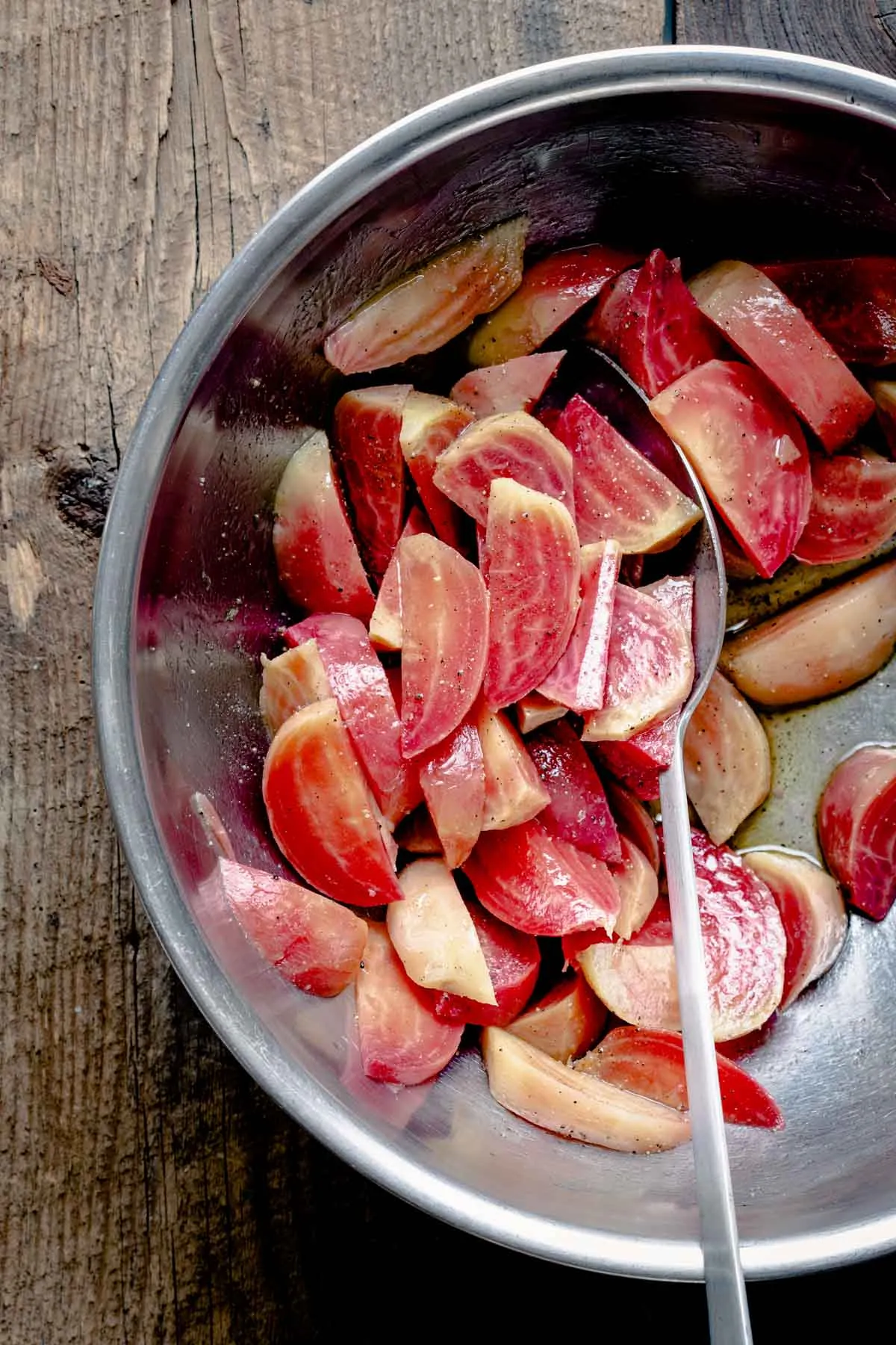 Beets with Cranberries and Spiced Nuts
