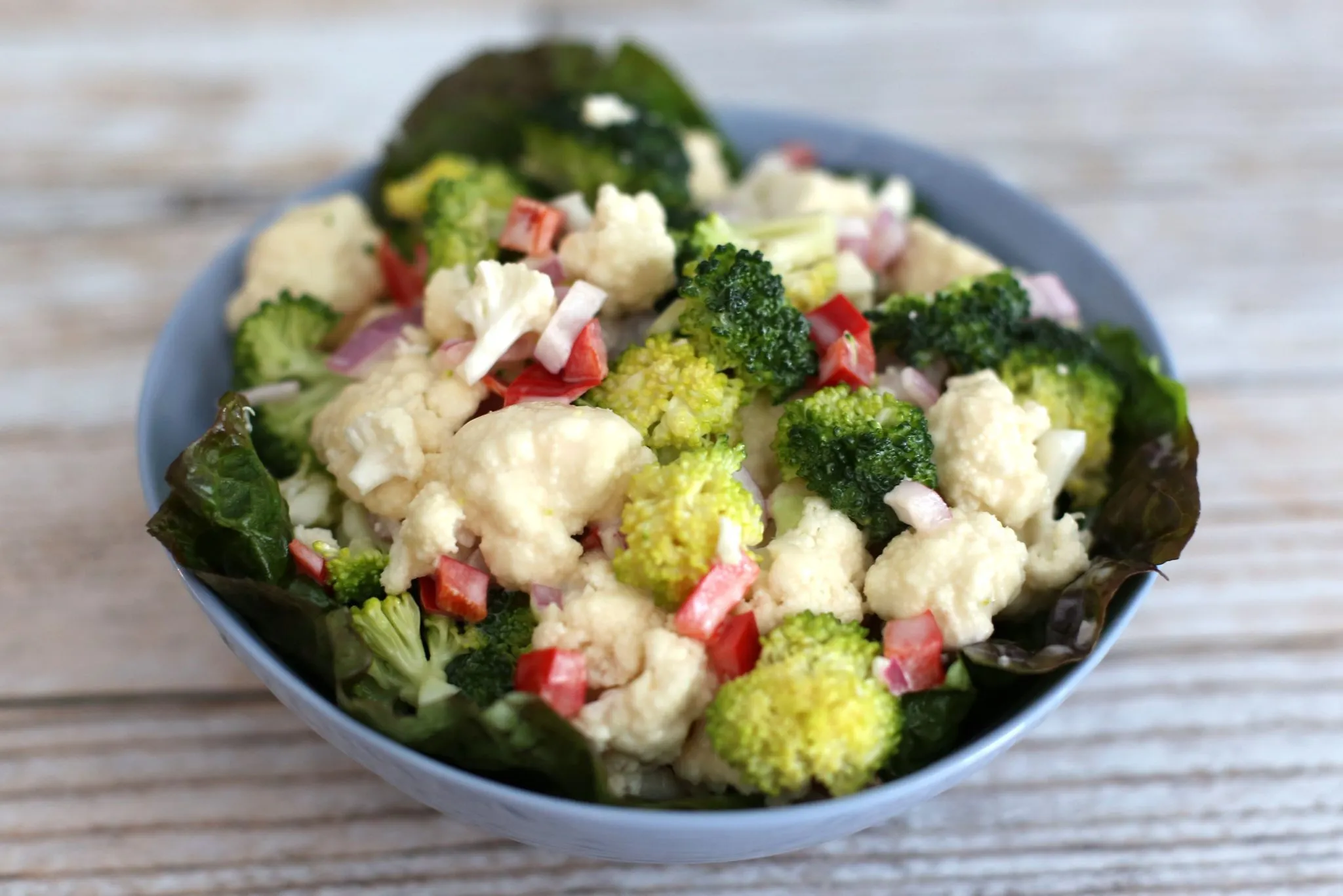 Bekah's Broccoli and Cauliflower Salad