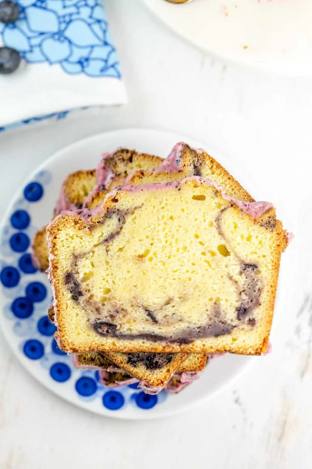 Berry Swirl Pound Cake