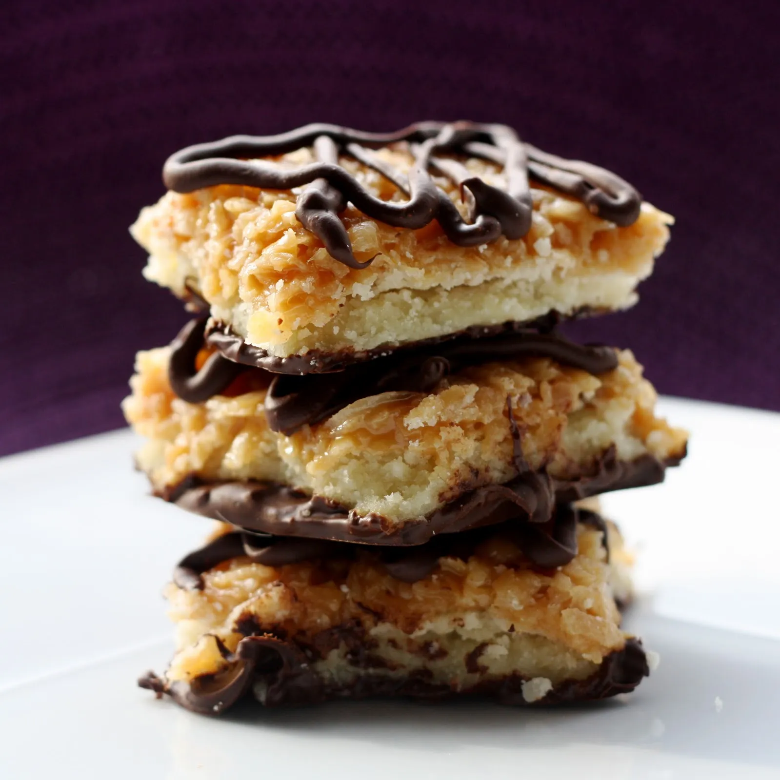 Better Girl Scout Samoas Cookie Bars