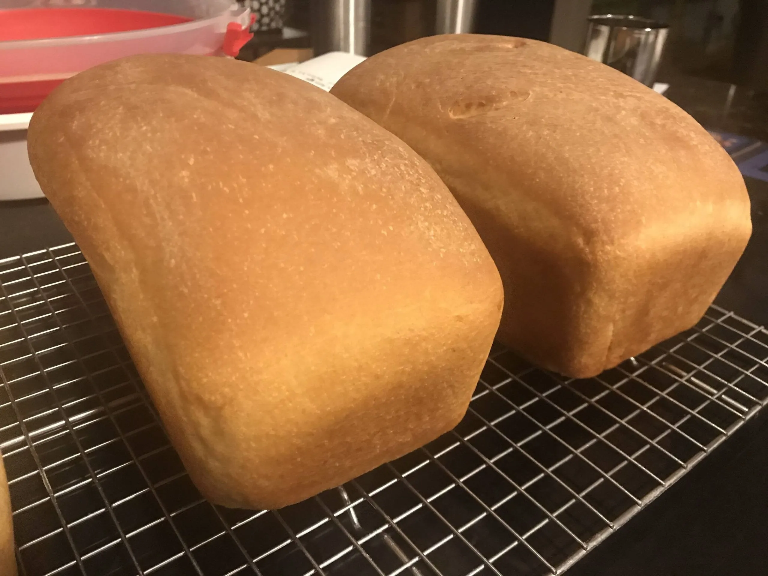 Big Beautiful White Pan Loaves