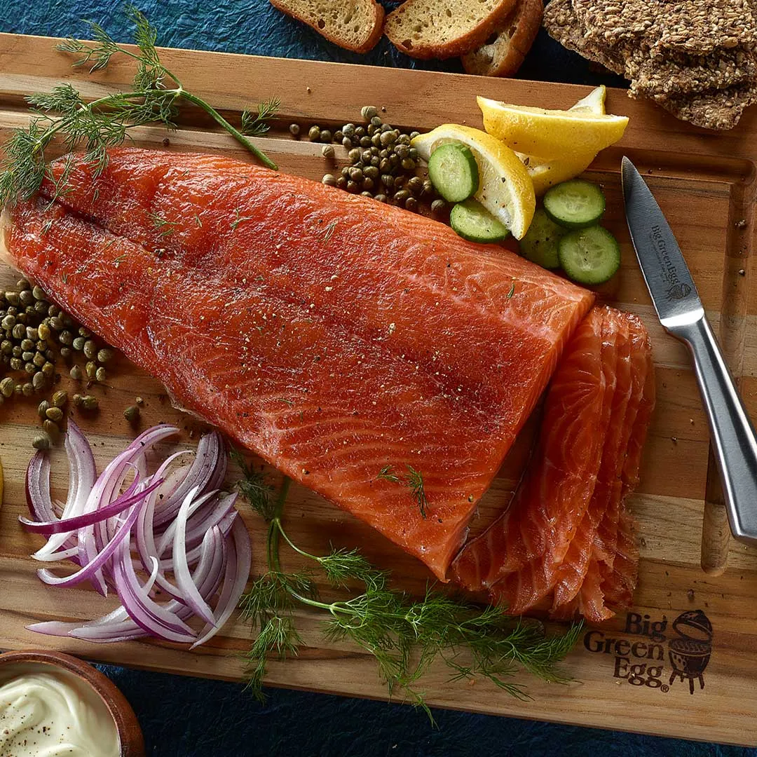 Big Green Egg Cold Smoked Salmon