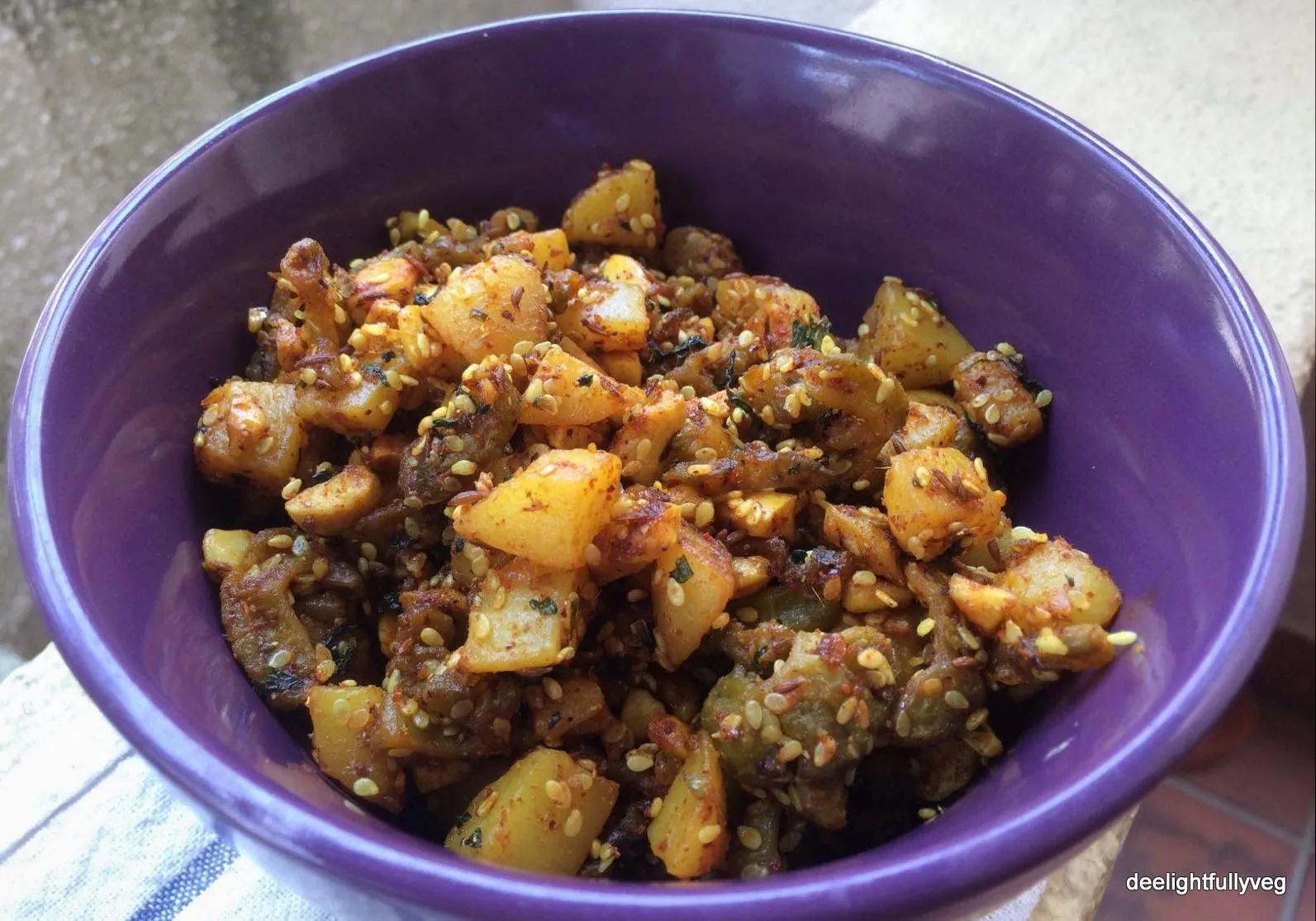 Bitter Melon Potato Curry