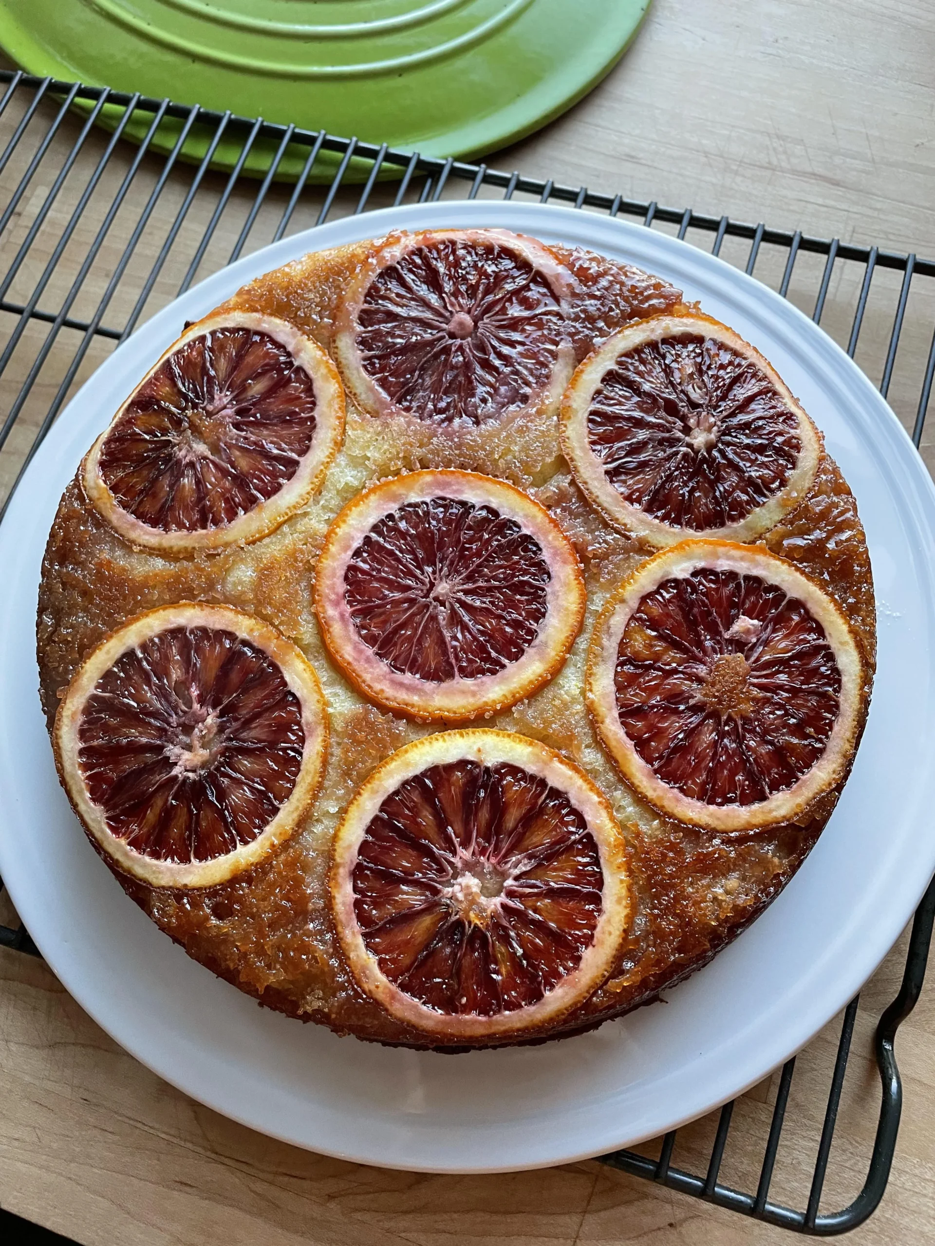 Blood Orange Ricotta Cheesecake